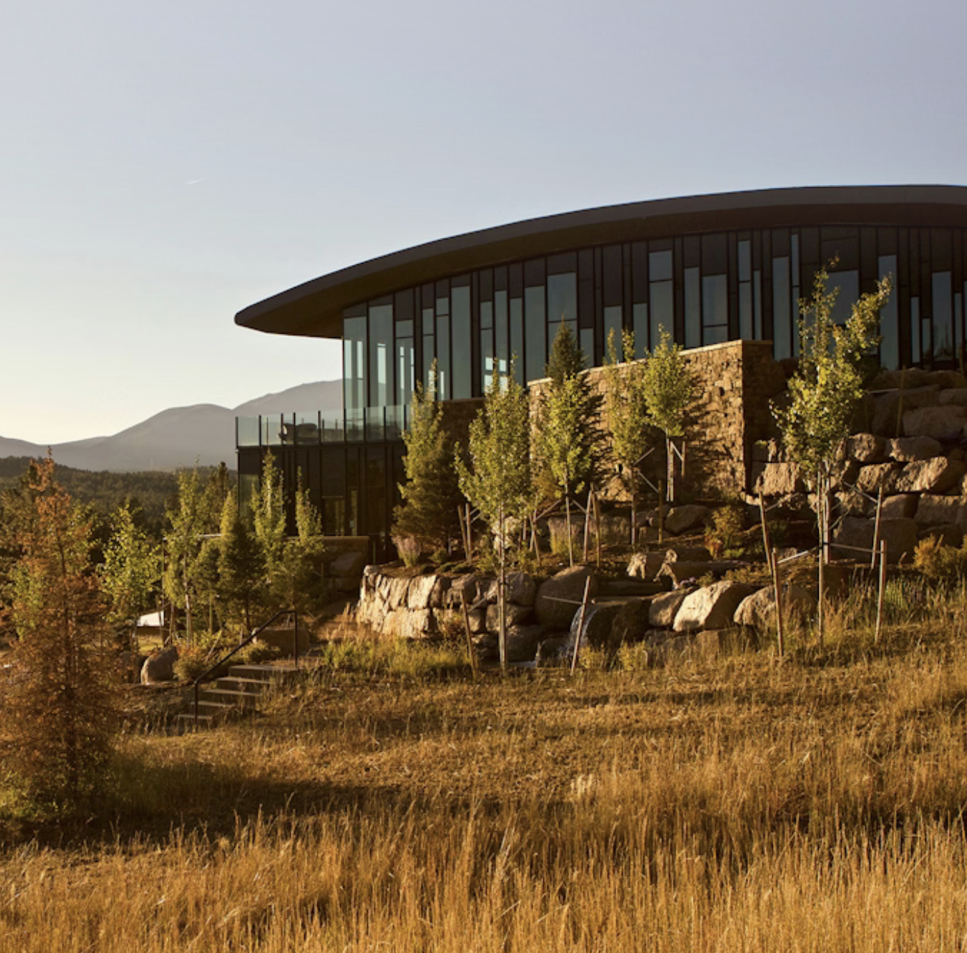 A middle-aged man with gray hair and beard sits on a bench against a beige wall, looking contemplative.