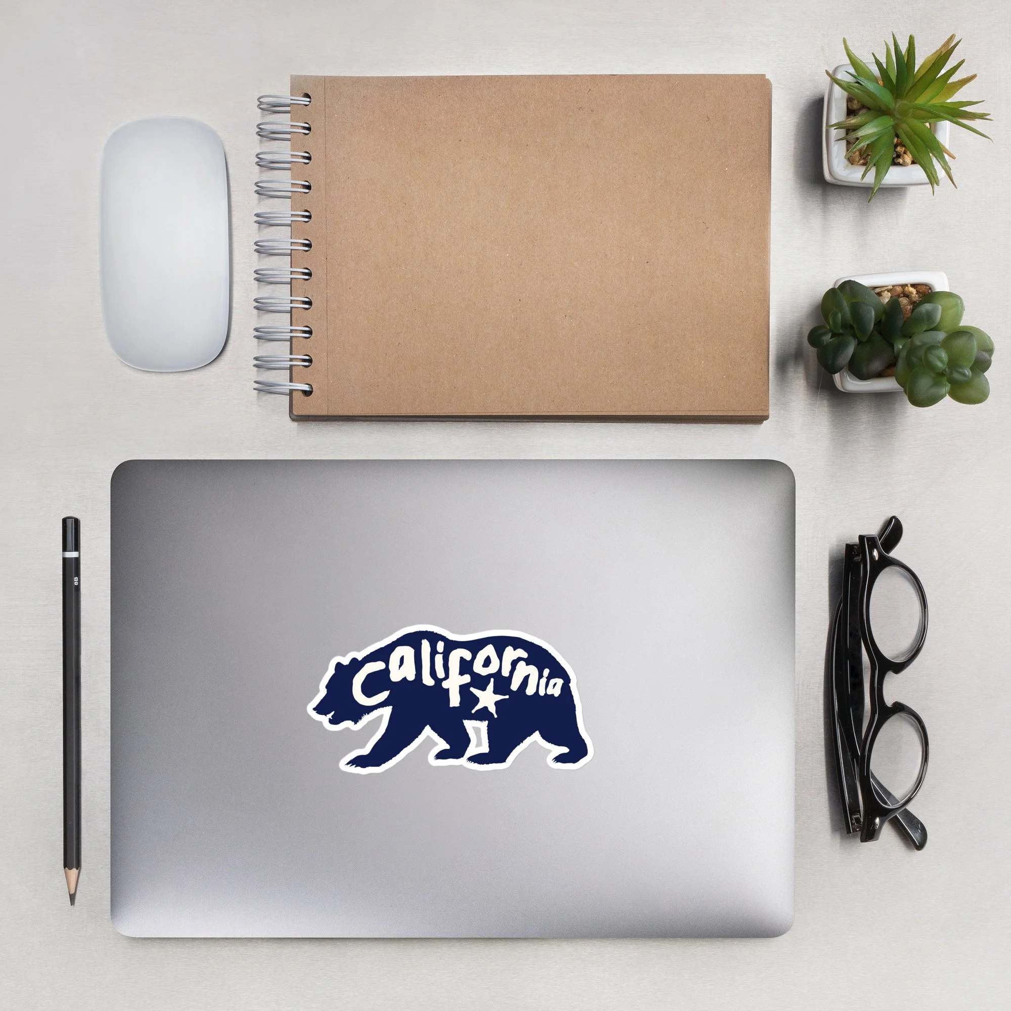 California Bear Sticker - Dark