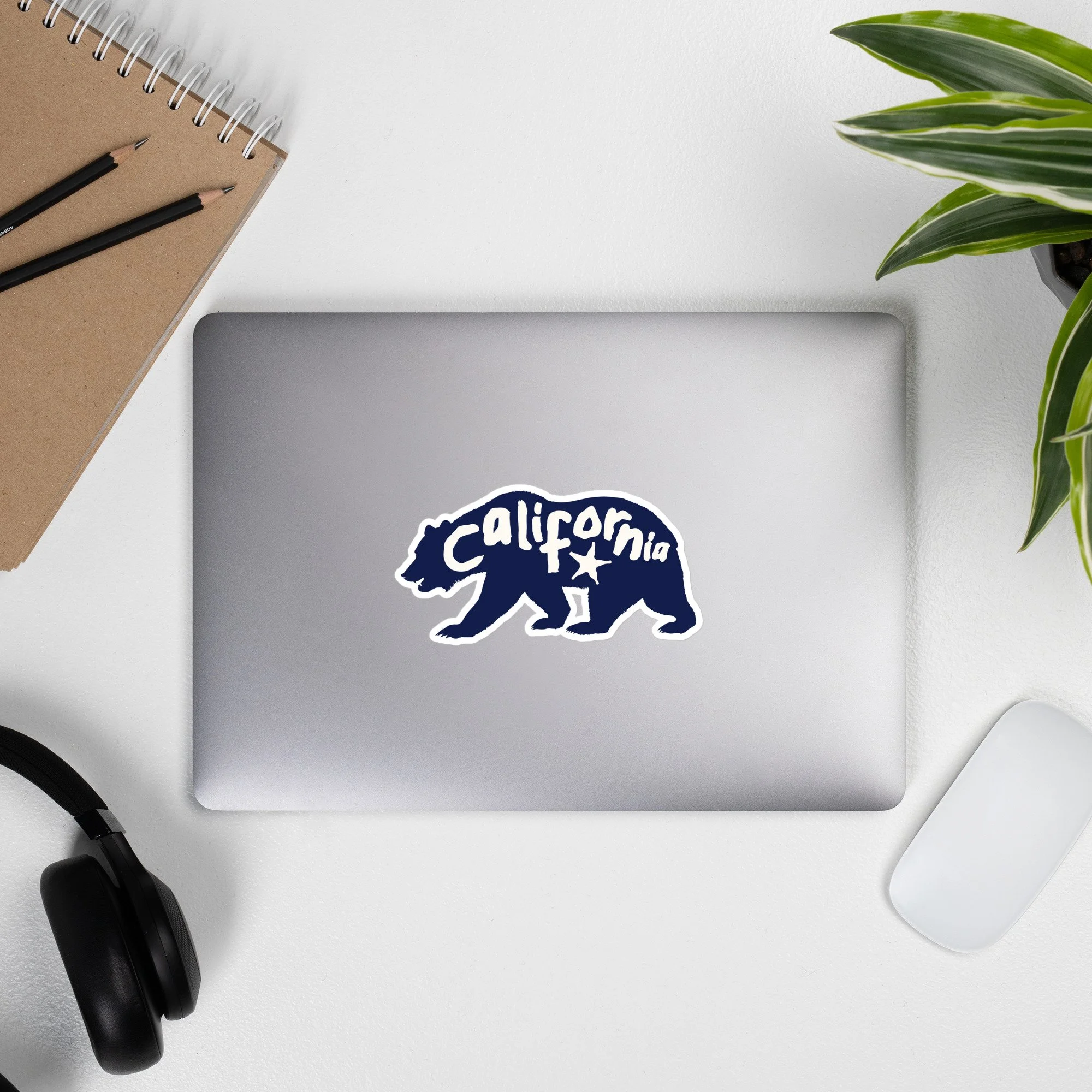 California Bear Sticker - Dark