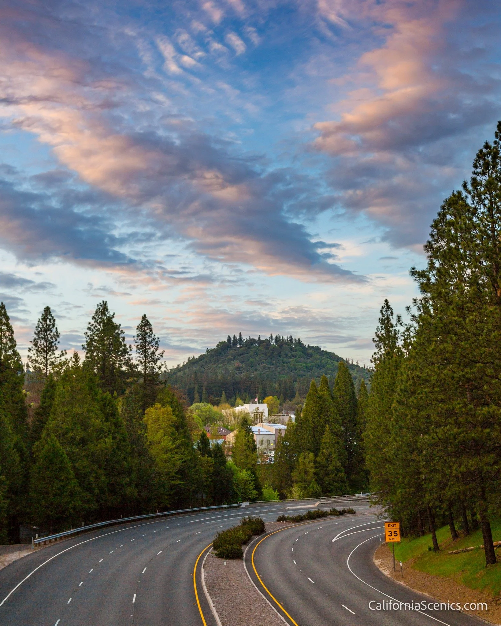At least this section of Hwy. 49 isn't clear-cut... yet.