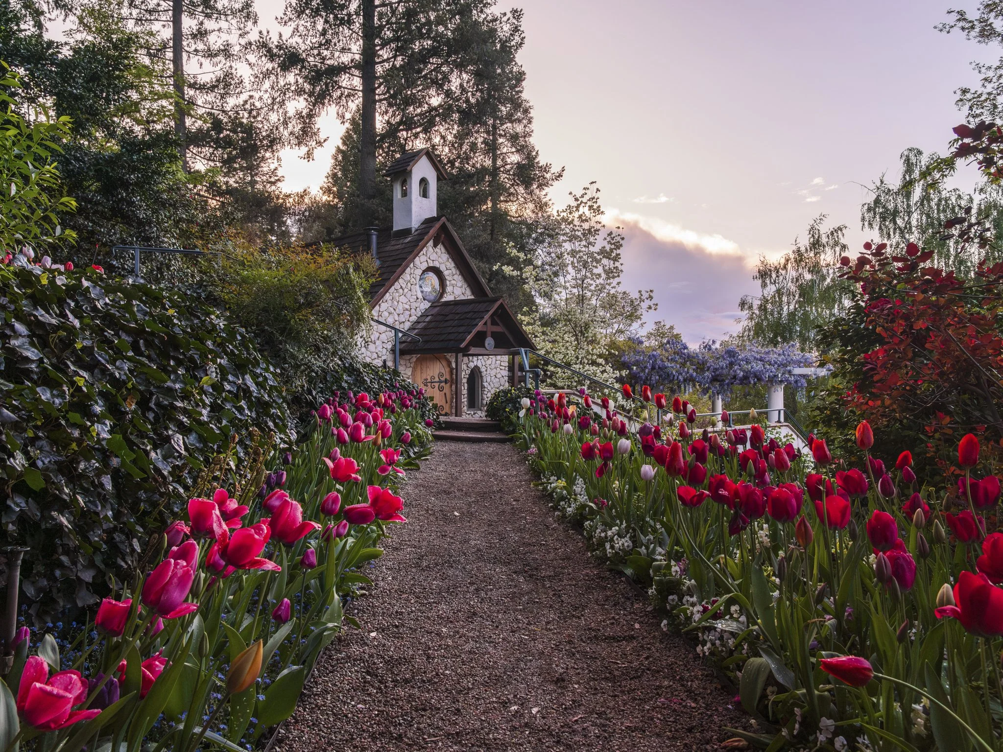 Ananda Village at Springtime