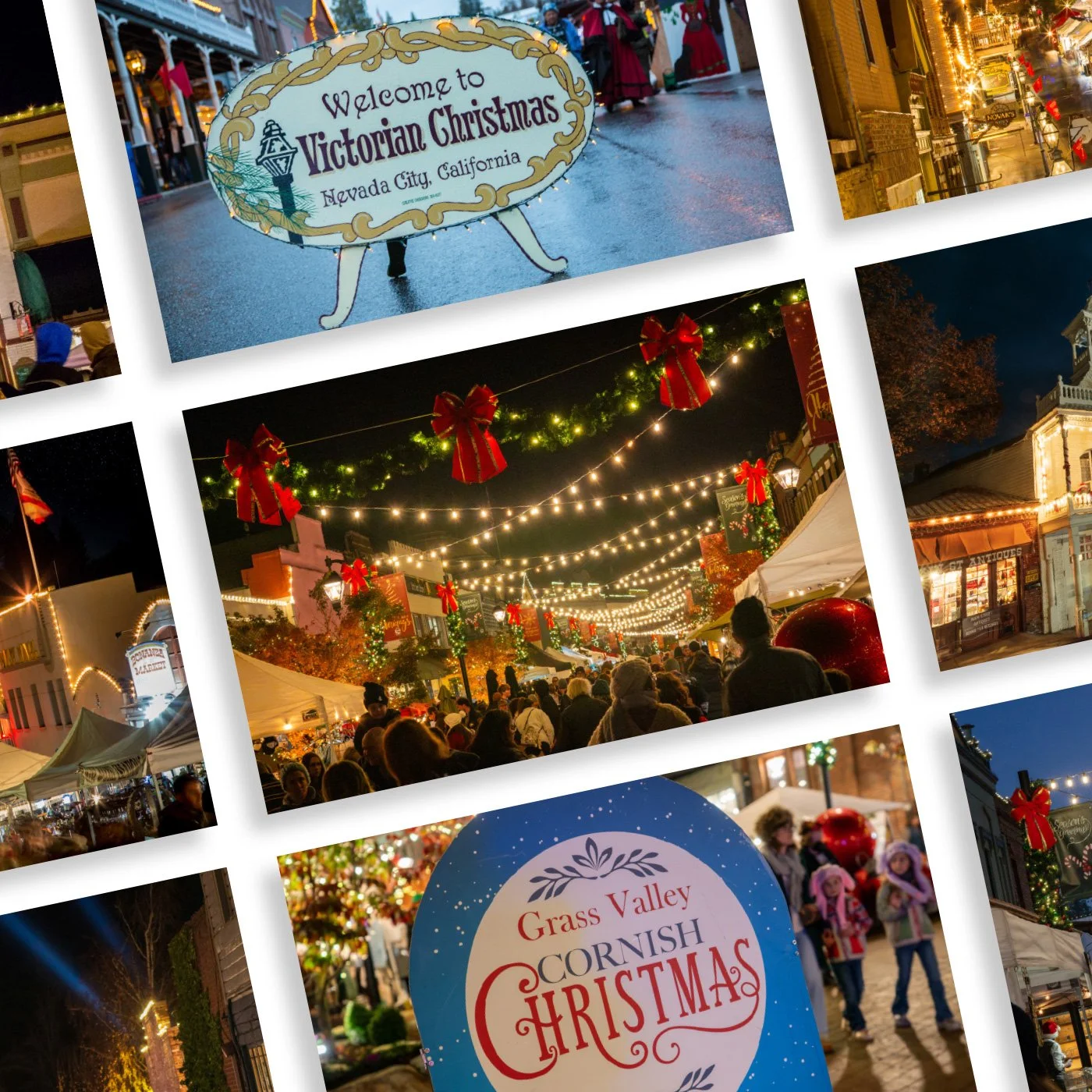 Cornish Christmas, Victorian Christmas Stock Photos