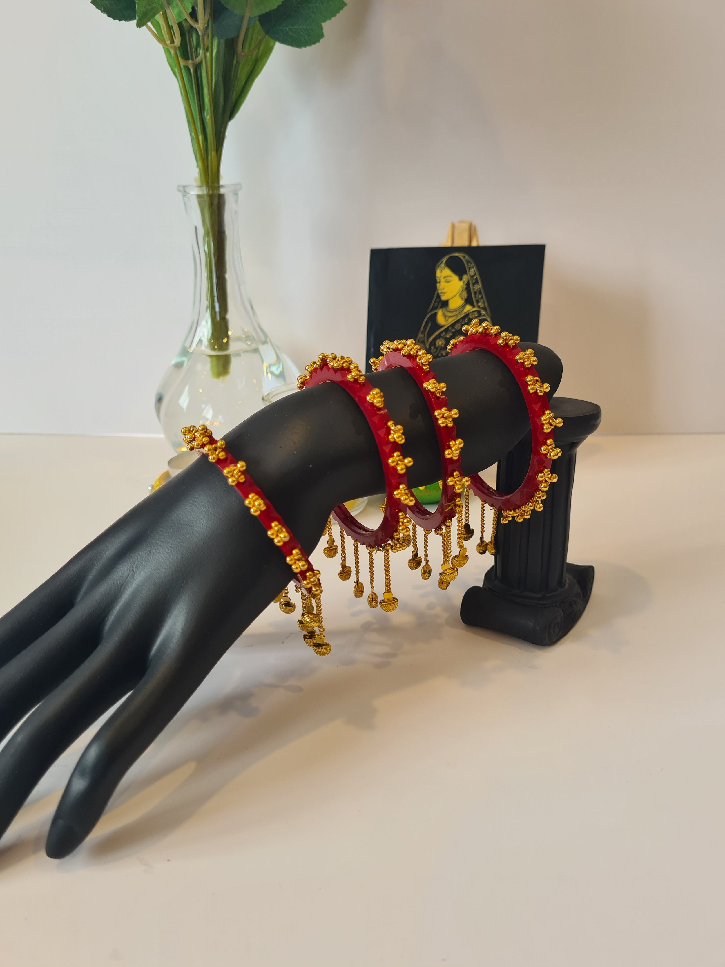 Viral Dangling Bangles (4 pcs)