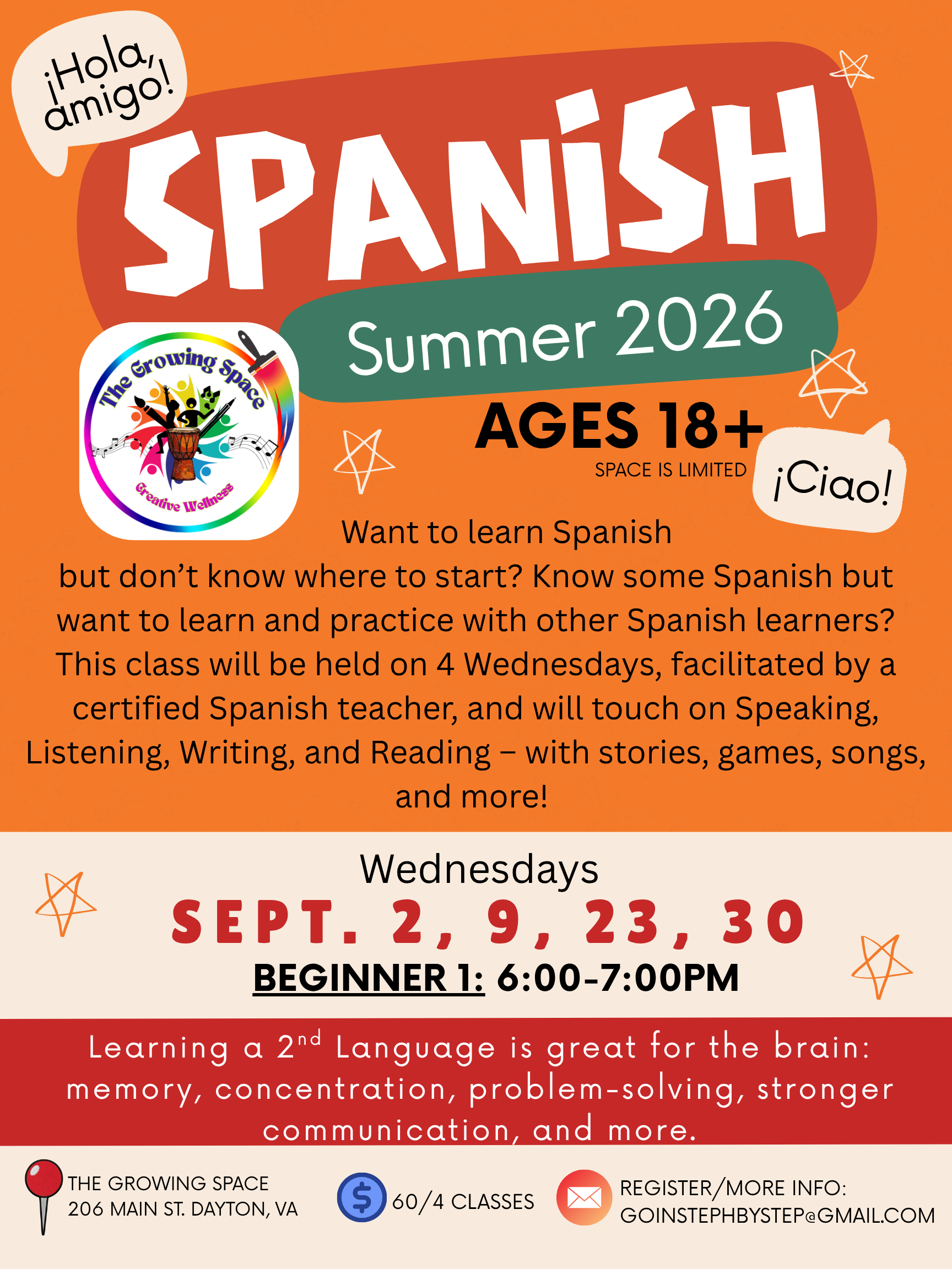 Beginner Spanish Class