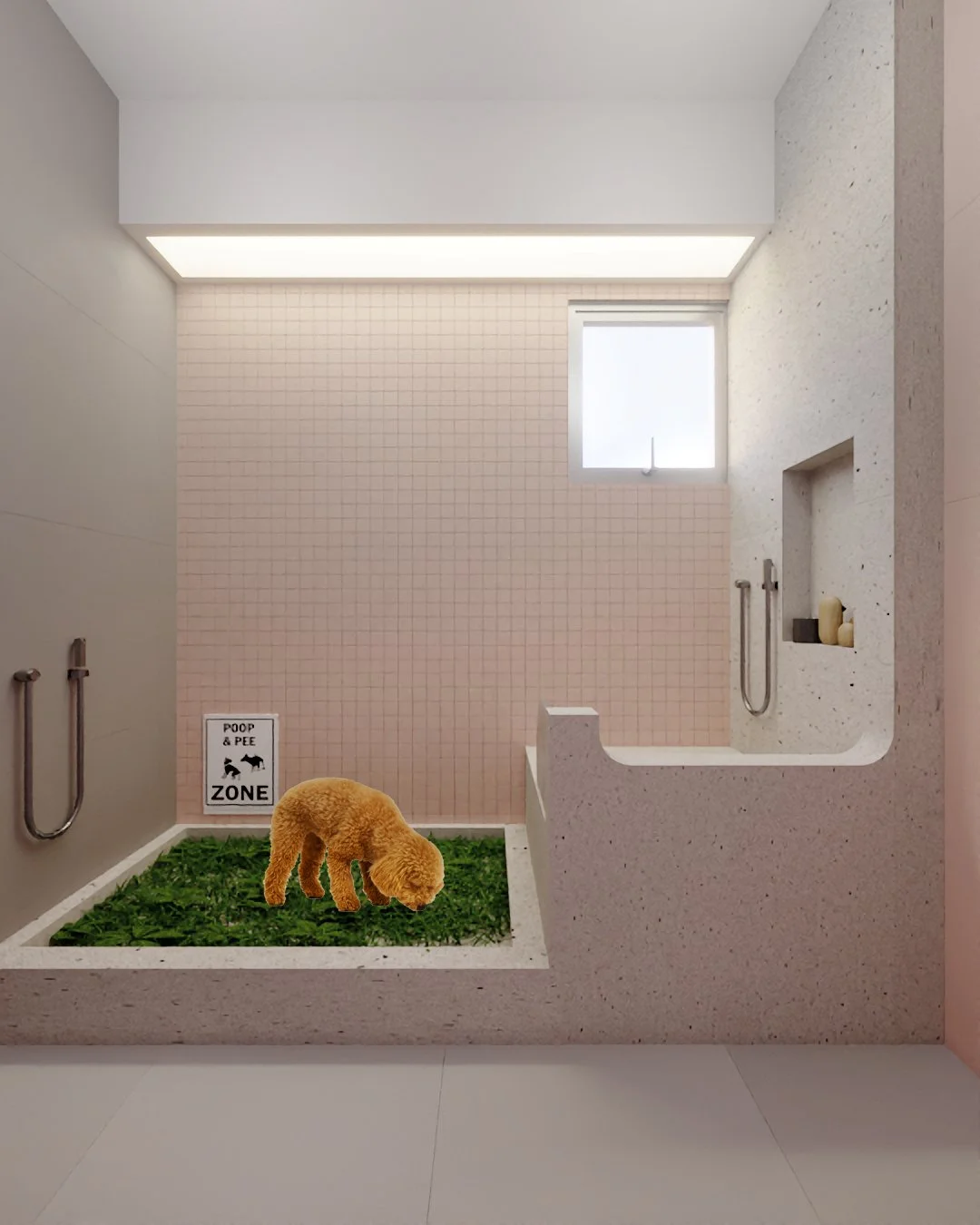 Pet-integrated HDB Pet Showers Ideas