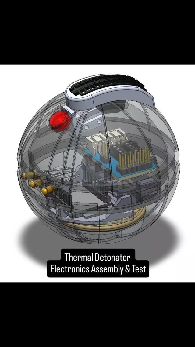 Finished 5 more electronics kits for #thermaldetonator today and it's always important to test! Have lots of parts on the way to make more, so keep an eye on the shop inventory if you're looking for one, or ten...
#starwars #cosplay #wip #cosplaypro