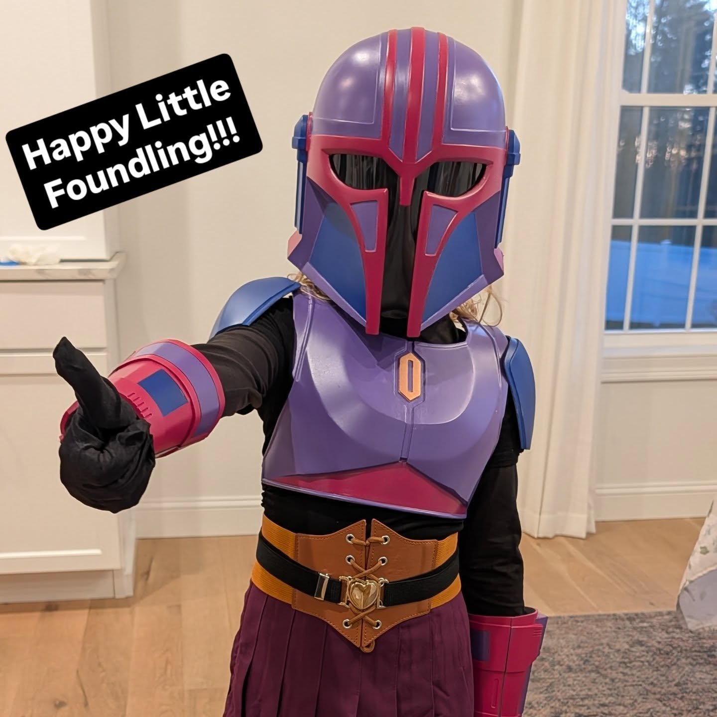 Been working hard this week to finish up a new kit for my oldest foundling - a custom kit lately inspired by The Armored with some modifications and pieces from Bo Katana. The kiddo picked out the color scheme herself!

Was a fun challenge finding so