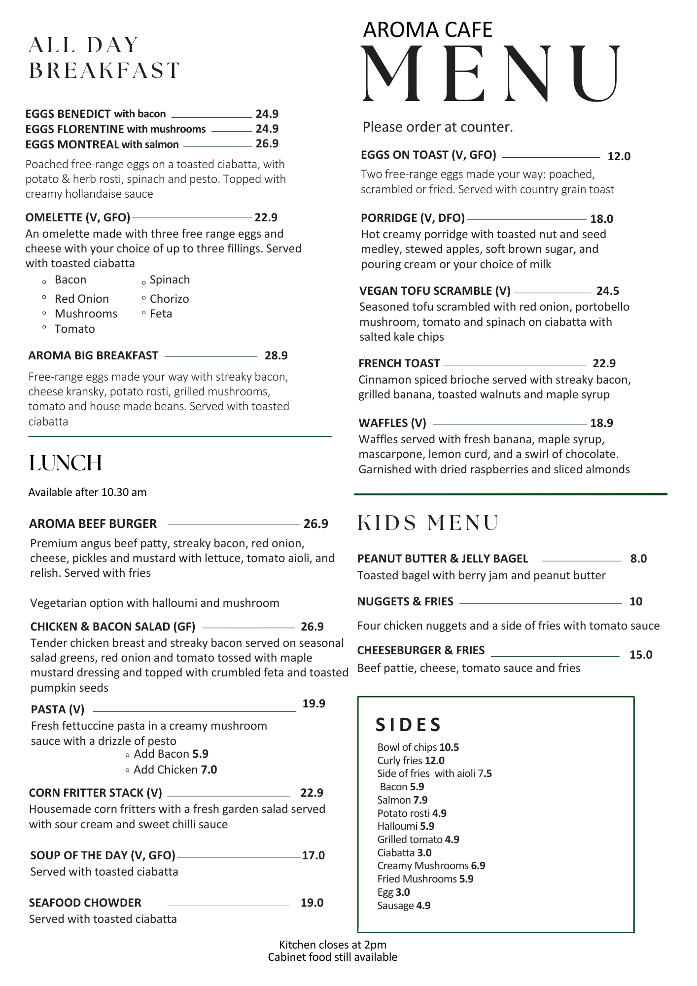 Menu Discover Our Menu Aroma Cafe menu-discover-our-menu-aroma-cafe