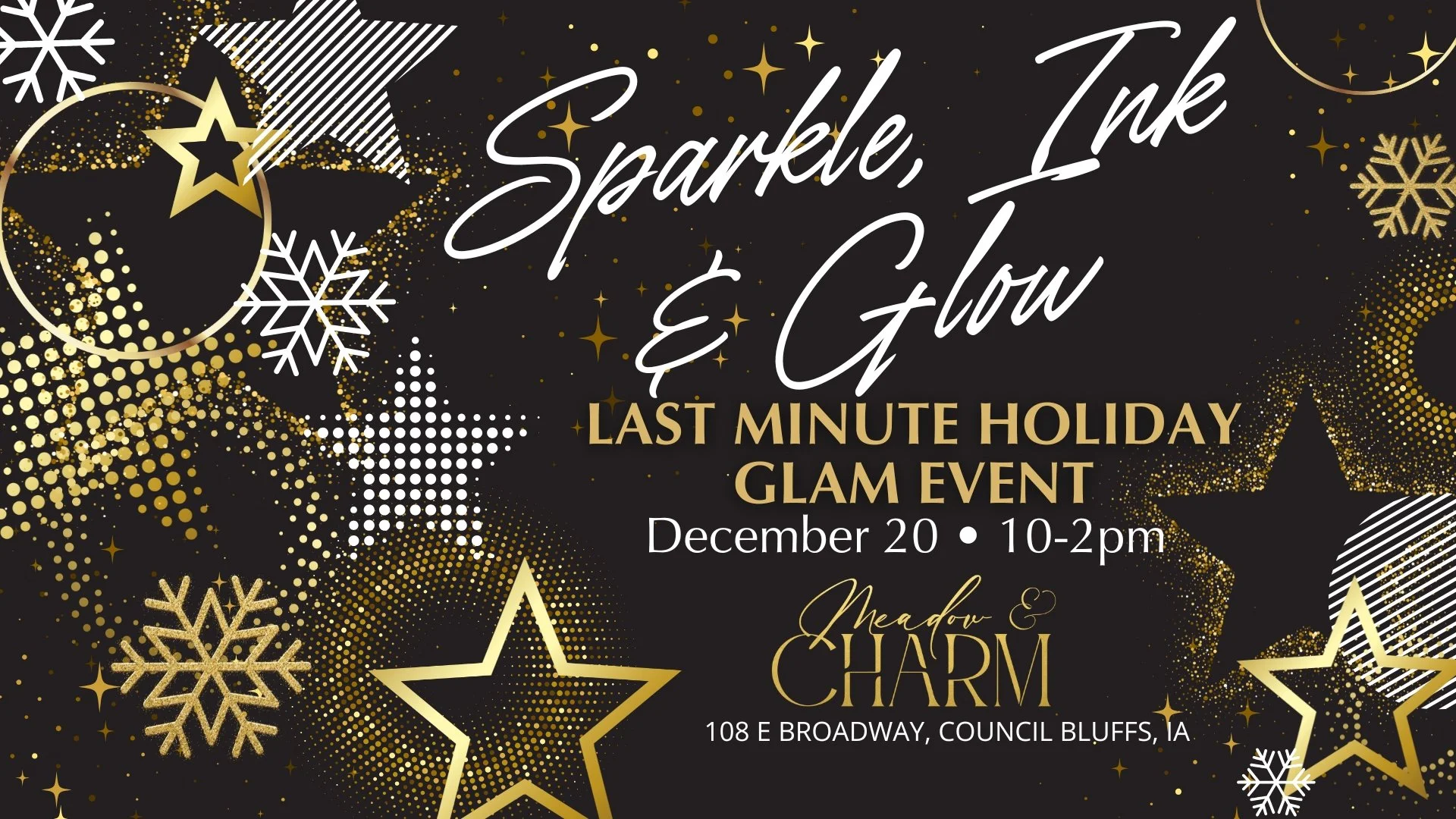 Sparkle, Ink & Glow: Last Minute Holiday Glam Event - Council Bluffs