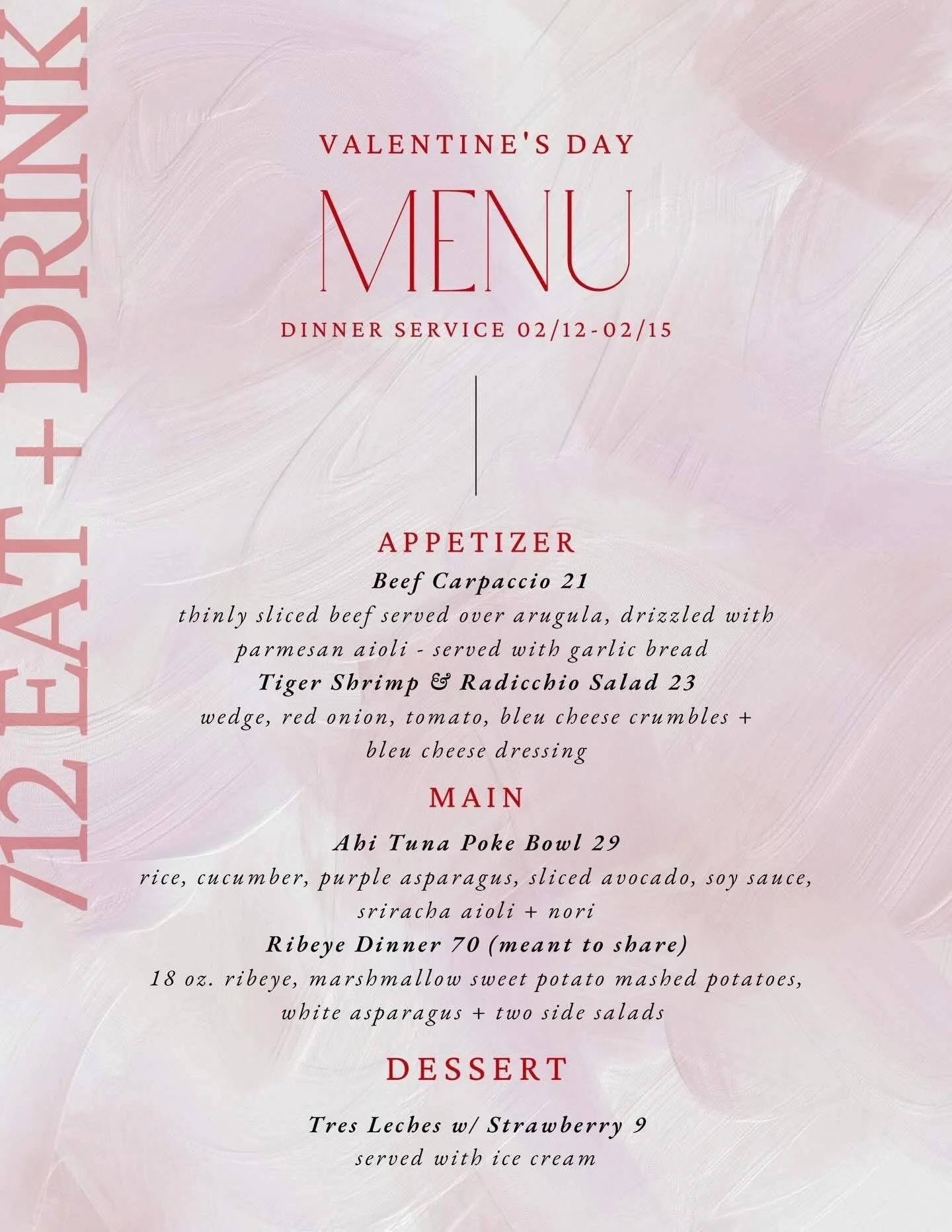 712 Eat+Drink Valentines Menu