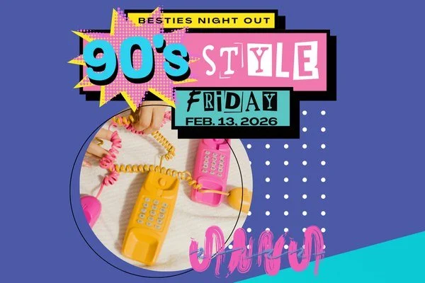 Besties Night Out-Retro Style at The Hoff Center