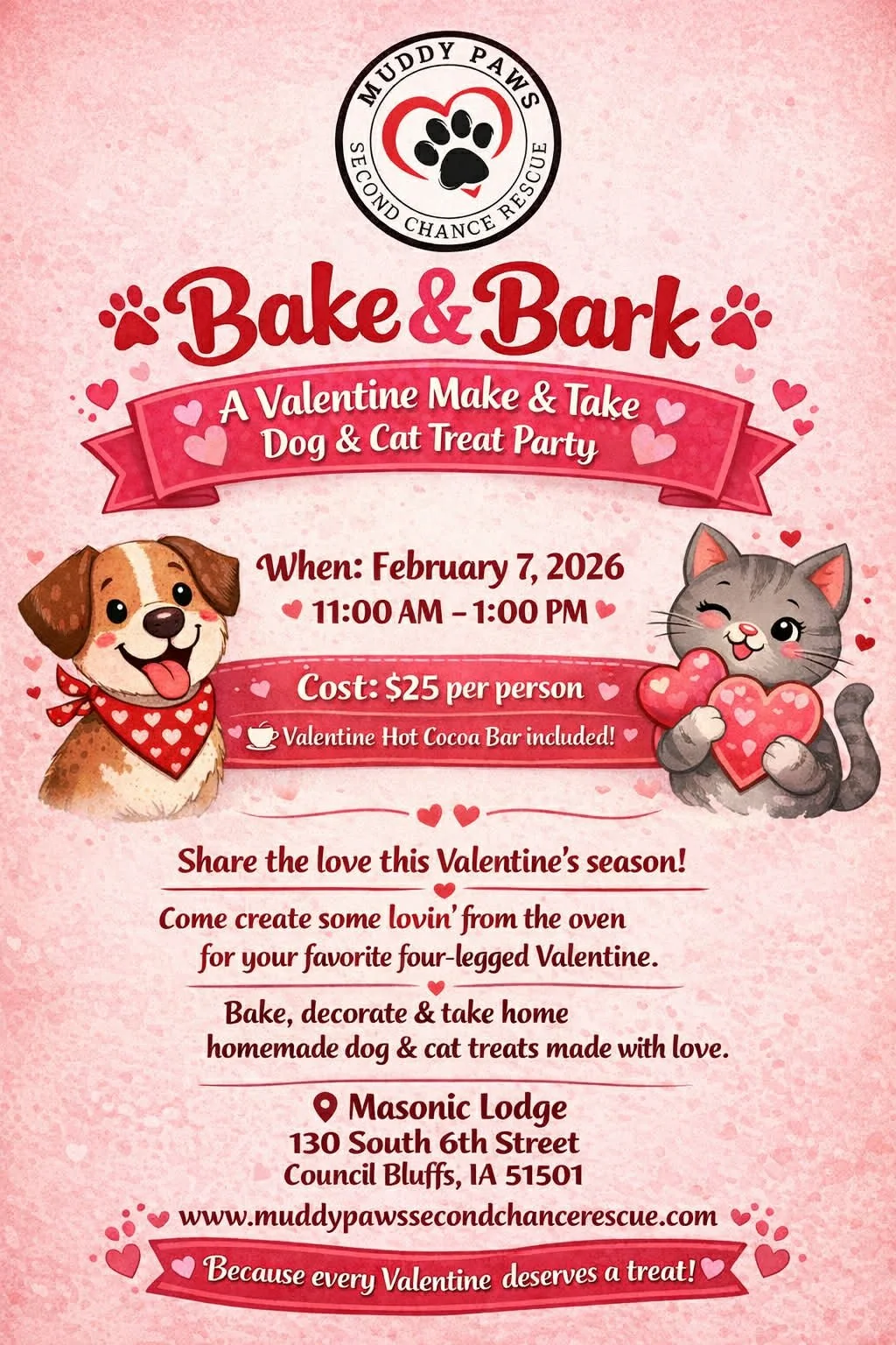 Bake & Bark- Dog & Cat Treat Baking Class