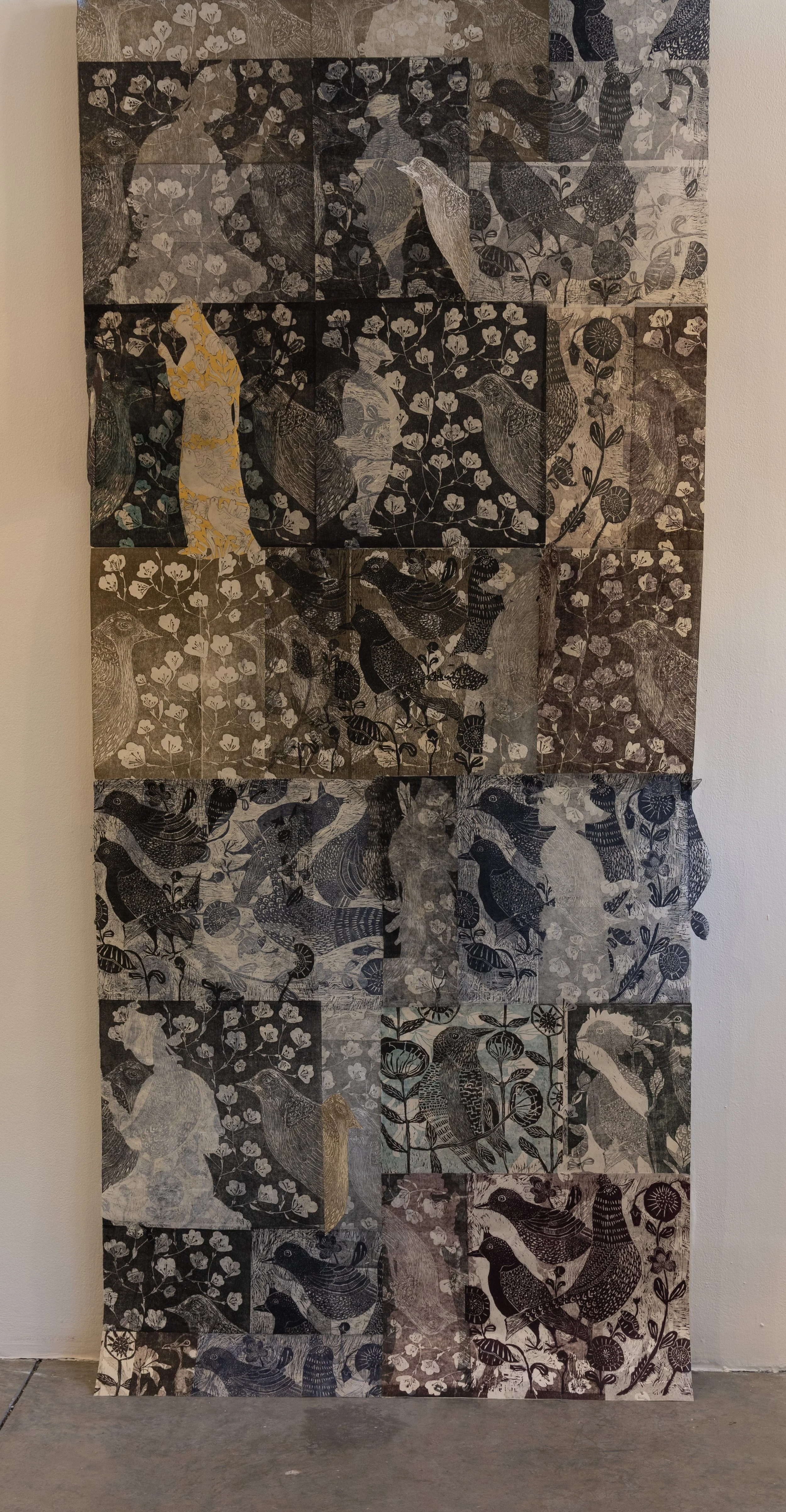 Emancipation Wings. 39*150"
Woodcut Printmaking on Eastern Paper
