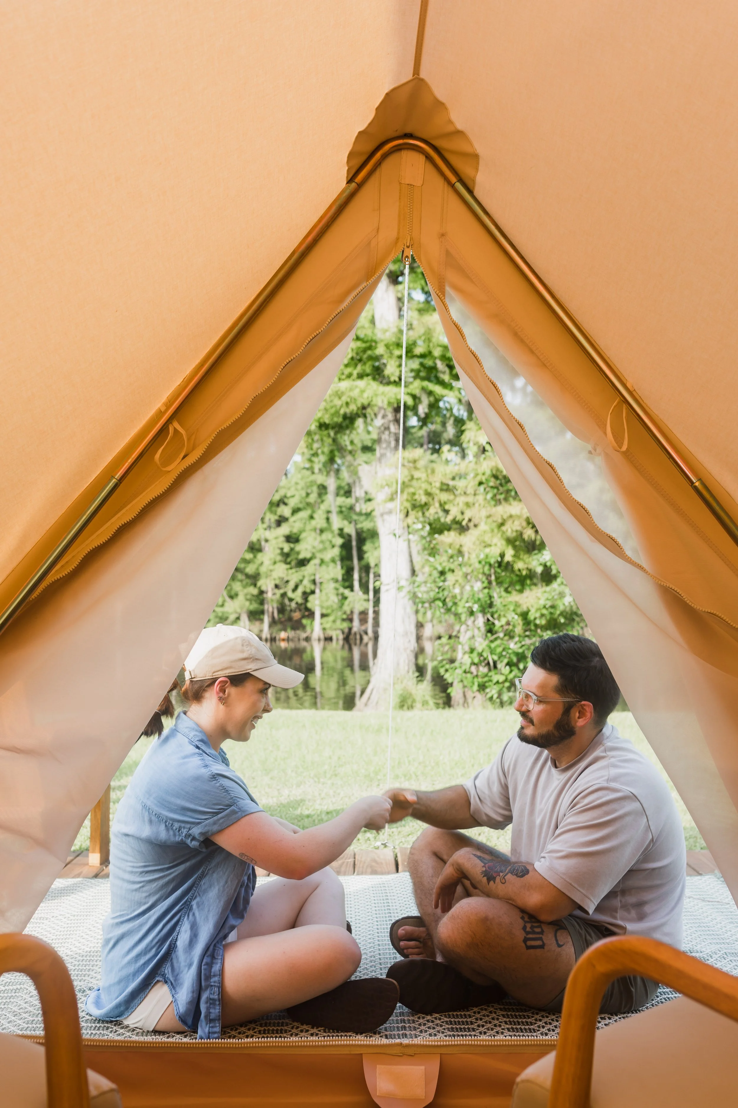 couple-to-do-weekend-getaway-glamping-tent-lake-charles-relax-retreat-southwest-louisiana-bayou glamping co.jpg
