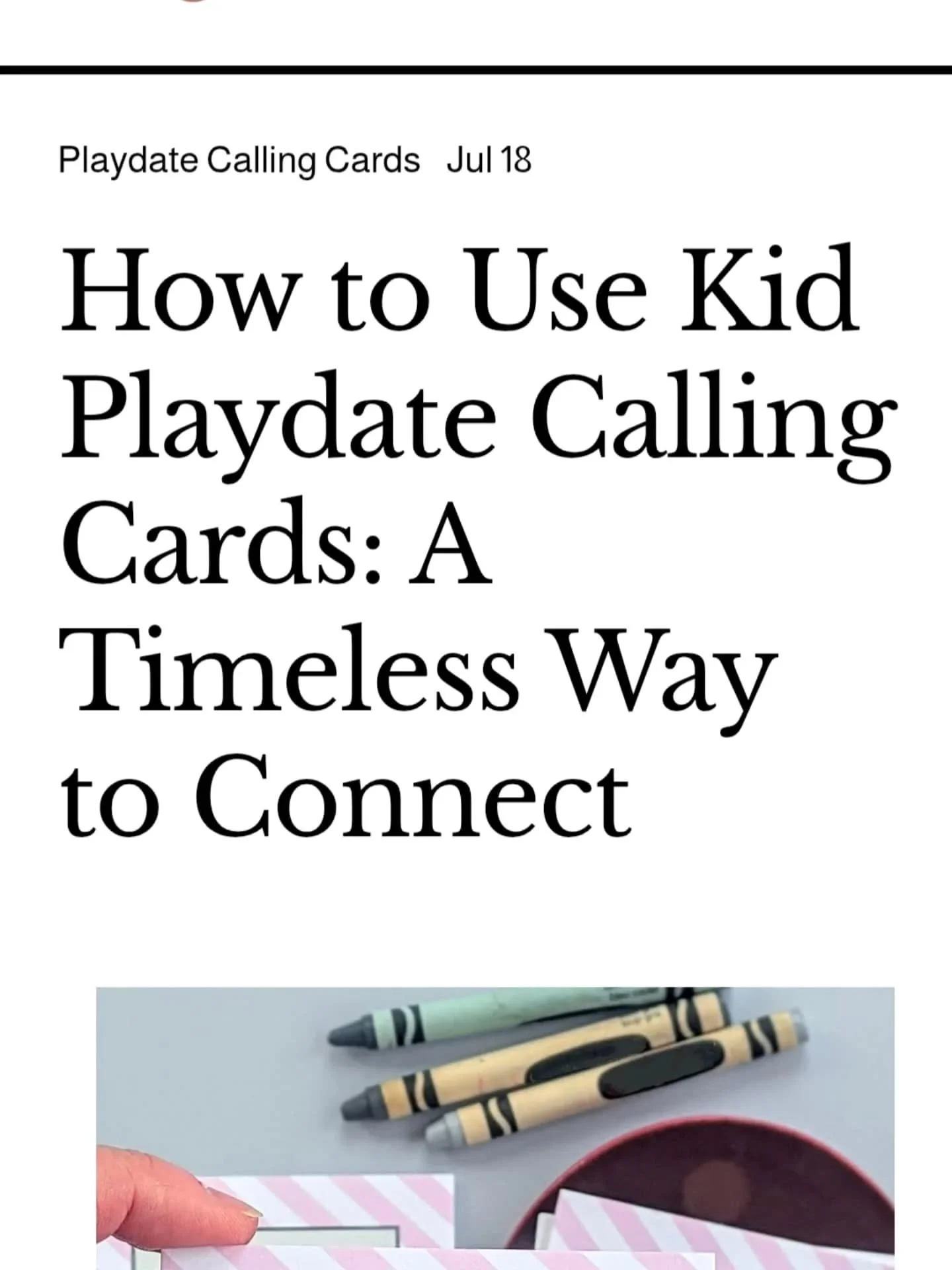 Swap digital chaos for timeless charm with our Kid Playdate Calling Cards! 🌟 Perfect for your little ones to spark elegant friendships this school year. Order now via bio link to be ready for back-to-school!
.
.
.
#PlaydateCallingCards #BackToSchool