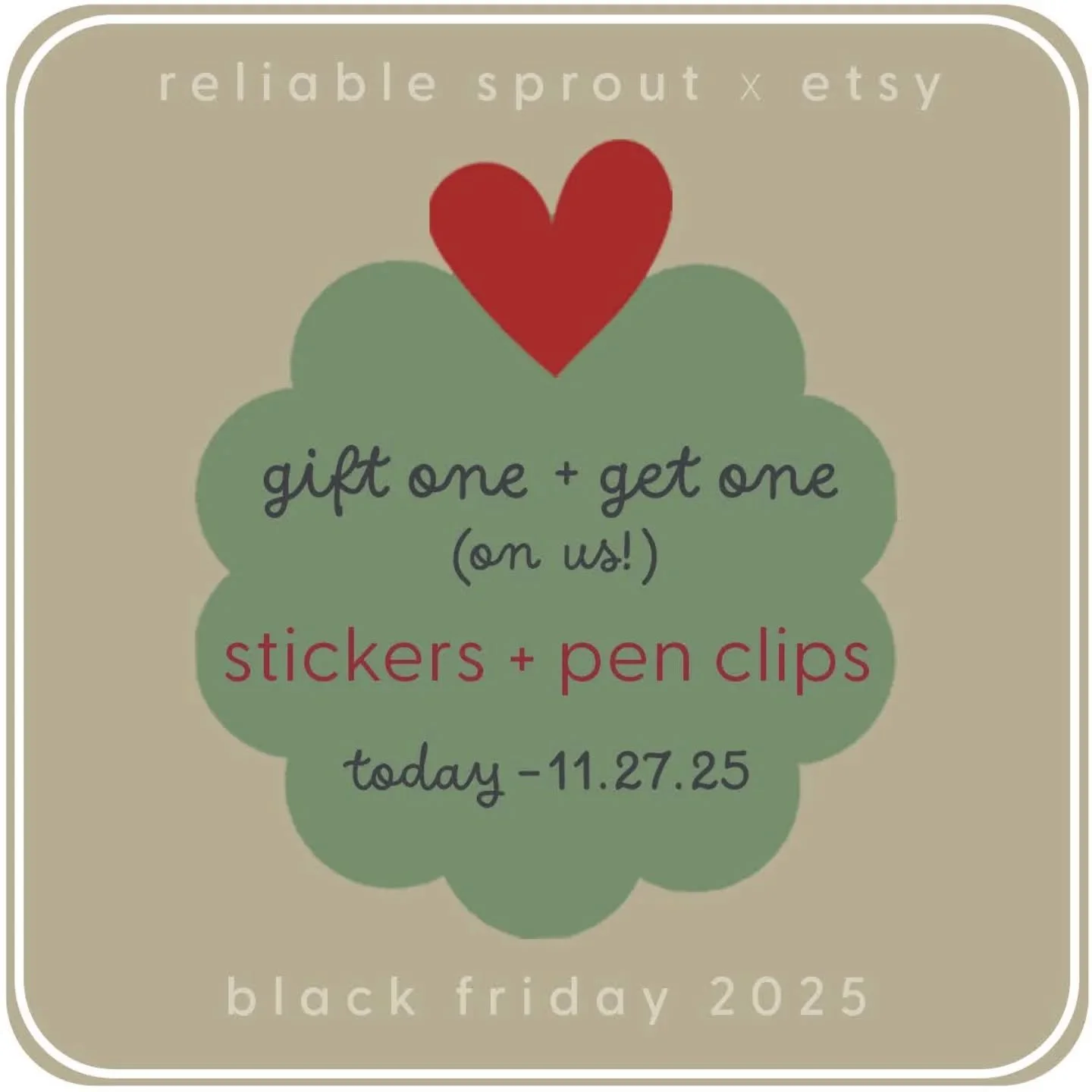 Stuffed with turkey and gratitude today 🧡 Now it&rsquo;s time to stuff your cart! BLACK FRIDAY DROP: Gift One, Get One FREE on stickers &amp; pen clips!! Don&rsquo;t sleep on this one 😴🛍️ #HappyThanksgiving #BOGO #BlackFriday
.
.
.
.
#HappyThanksg
