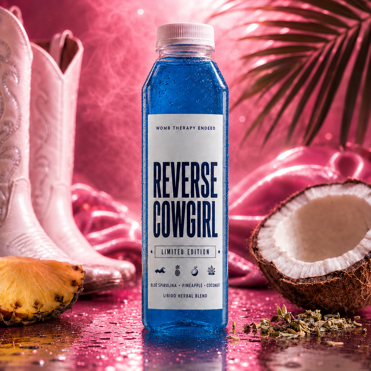 🤠💙 REVERSE COWGIRL   Limited-Edition Tropical Juice