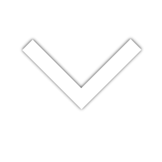 White check mark arrow pointing downward on a black background.