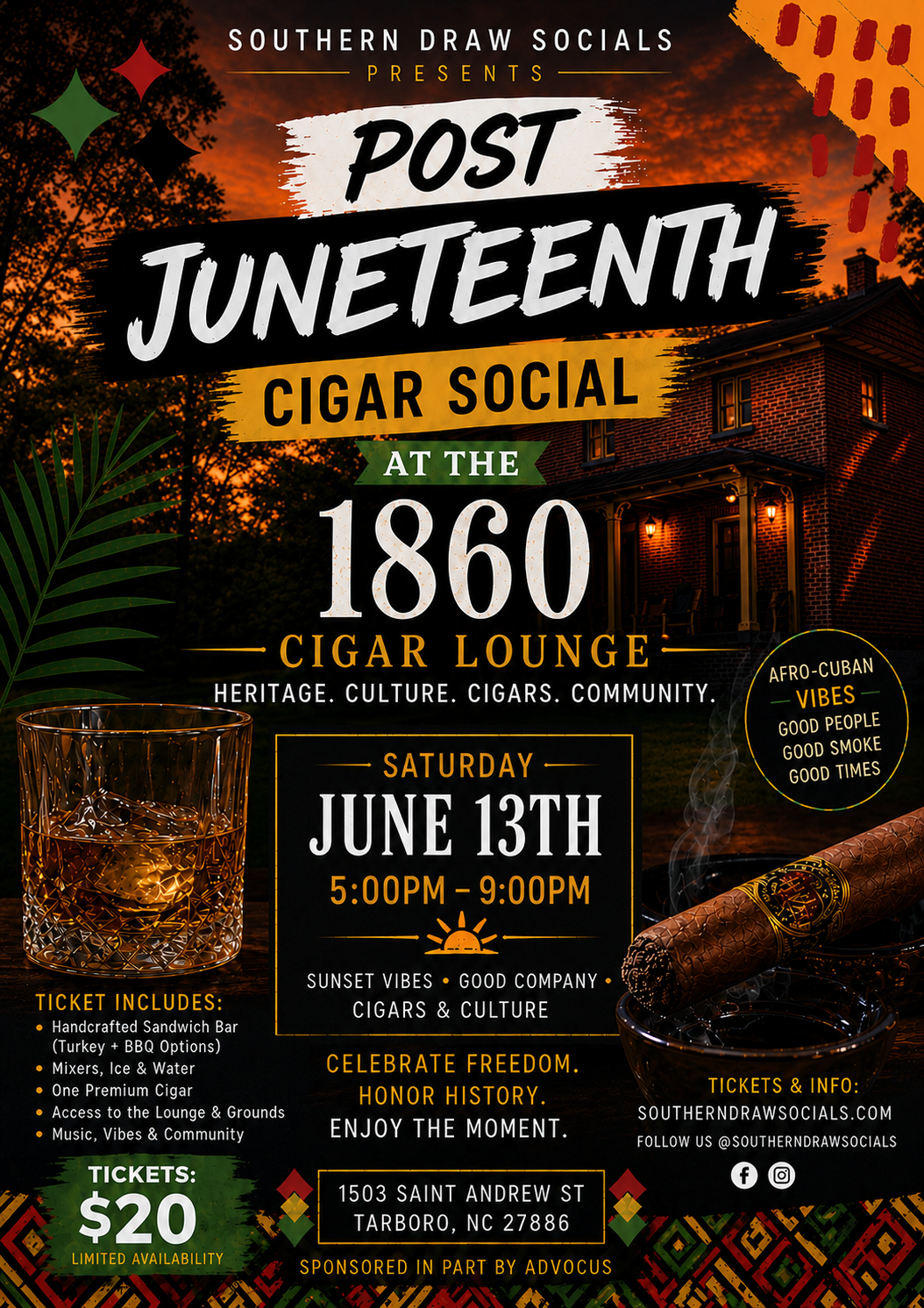 Post Juneteenth Cigar Social