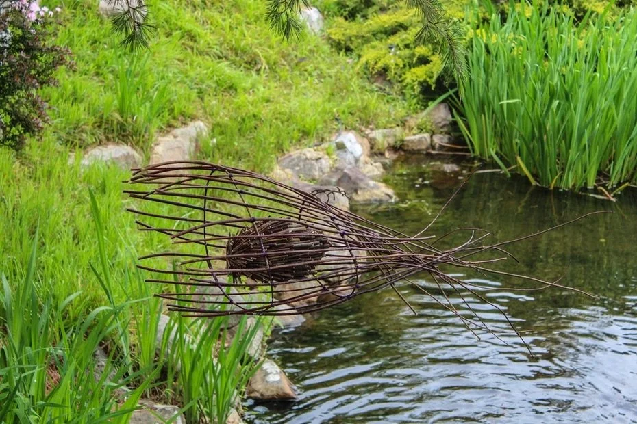 Upstream
2017| Sticks, thread, and styrofoam.