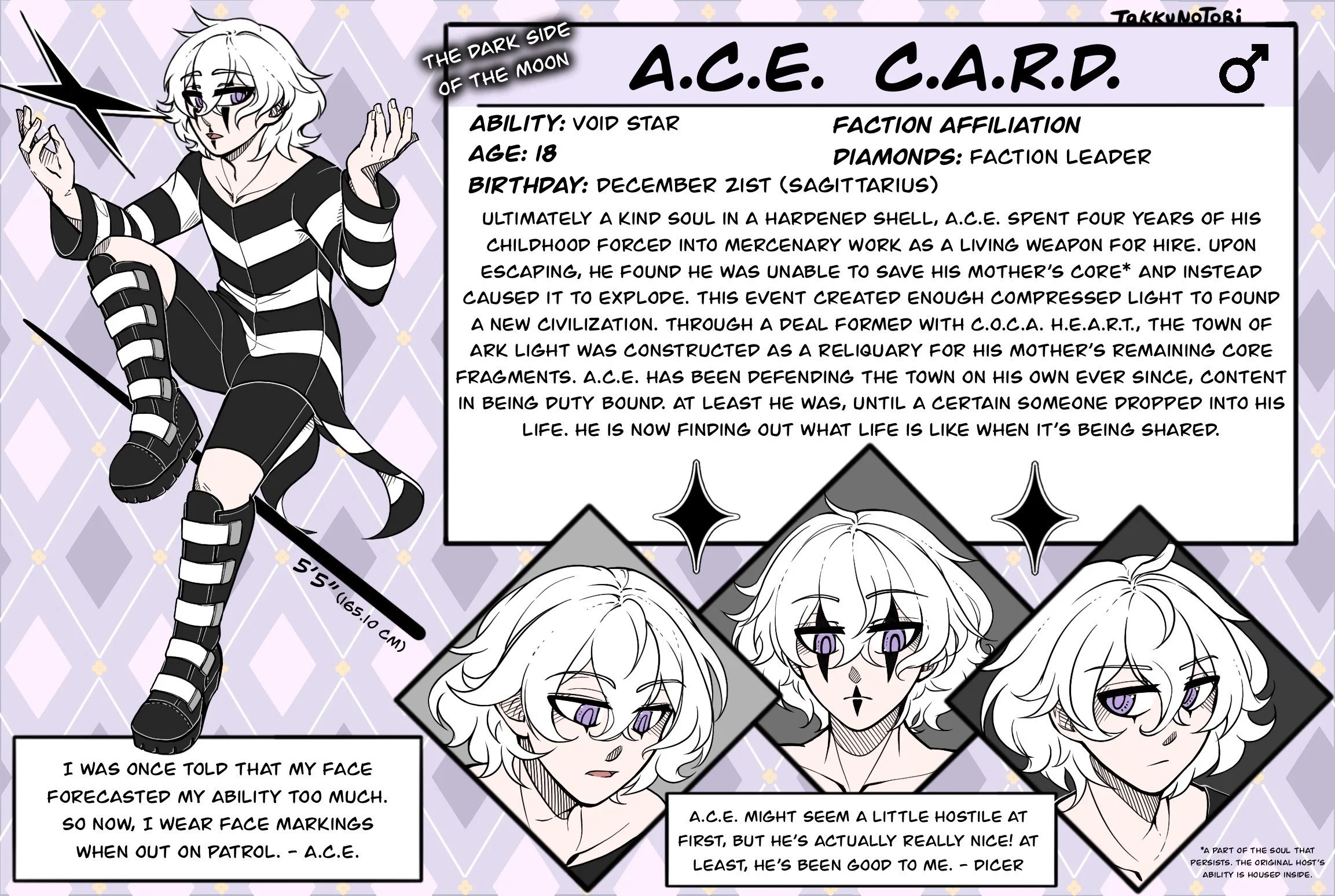 Character Info Sheets