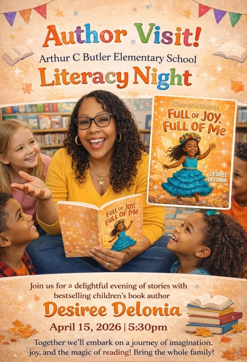 image of a poster promoting my first children's books