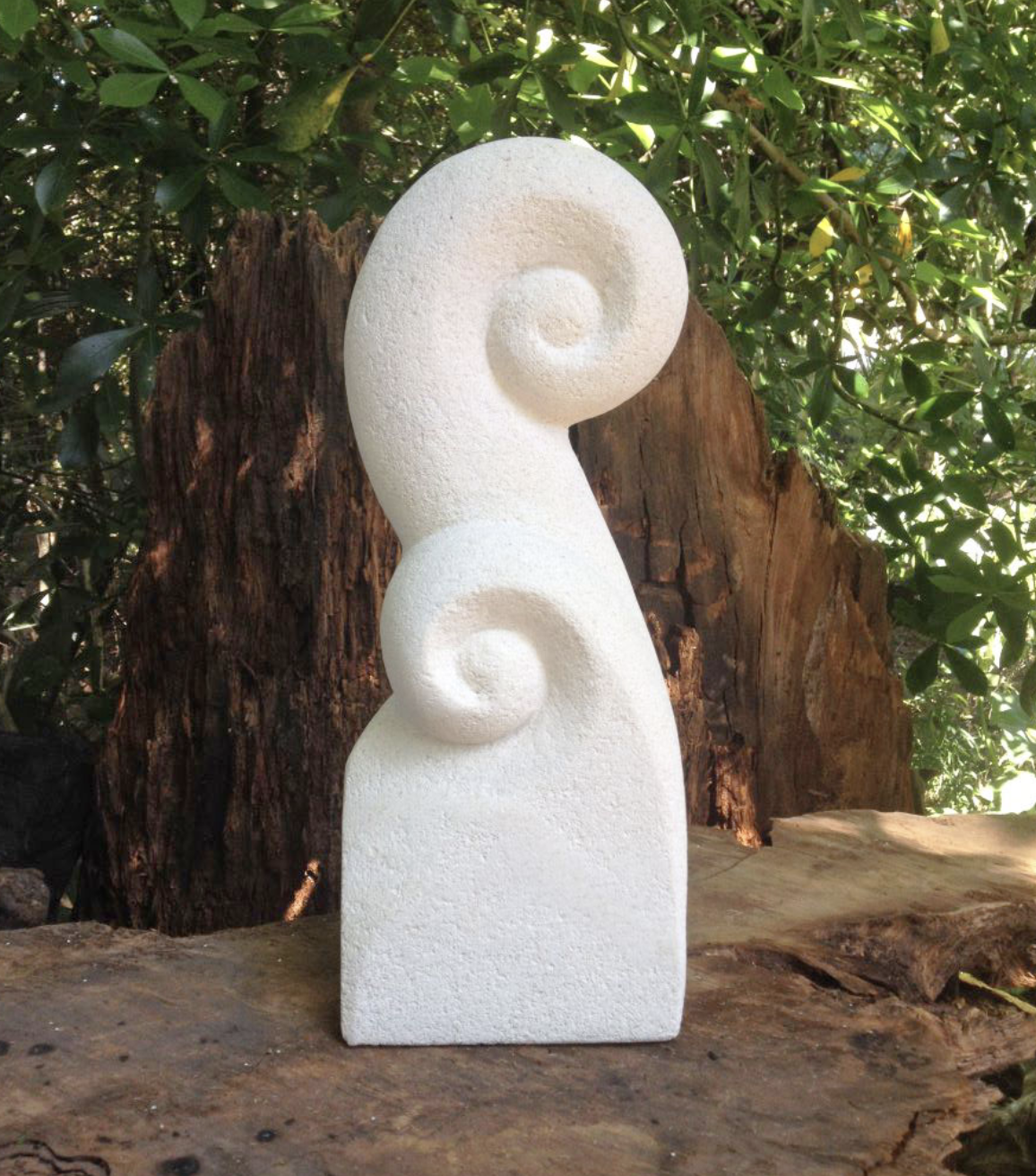 Koru Sculpture Mother and Child