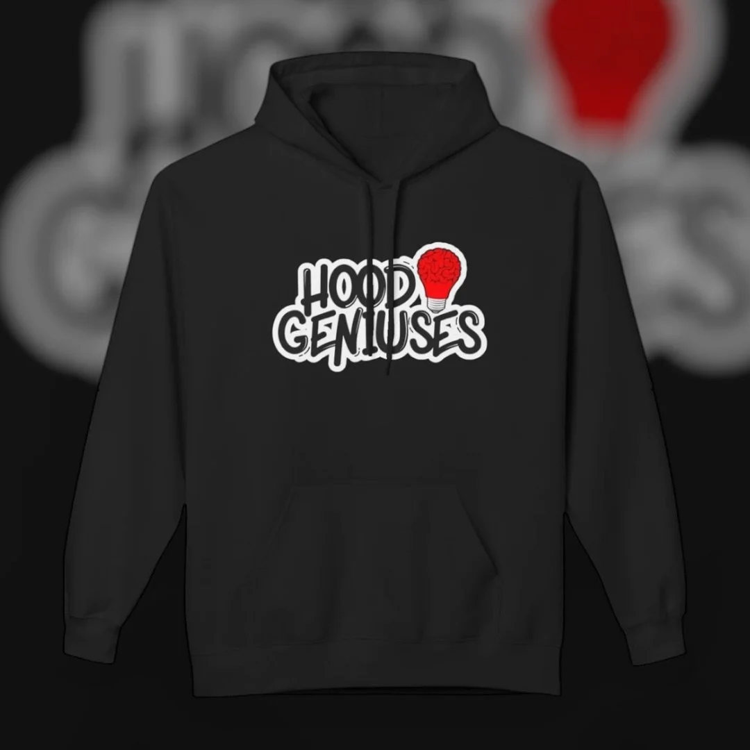 Hood Geniuses Graphic Hoodies Available in Multiple Colors and Sizes!! Link in Bio to Purchase 🛒 #dreamfirstclothingllc