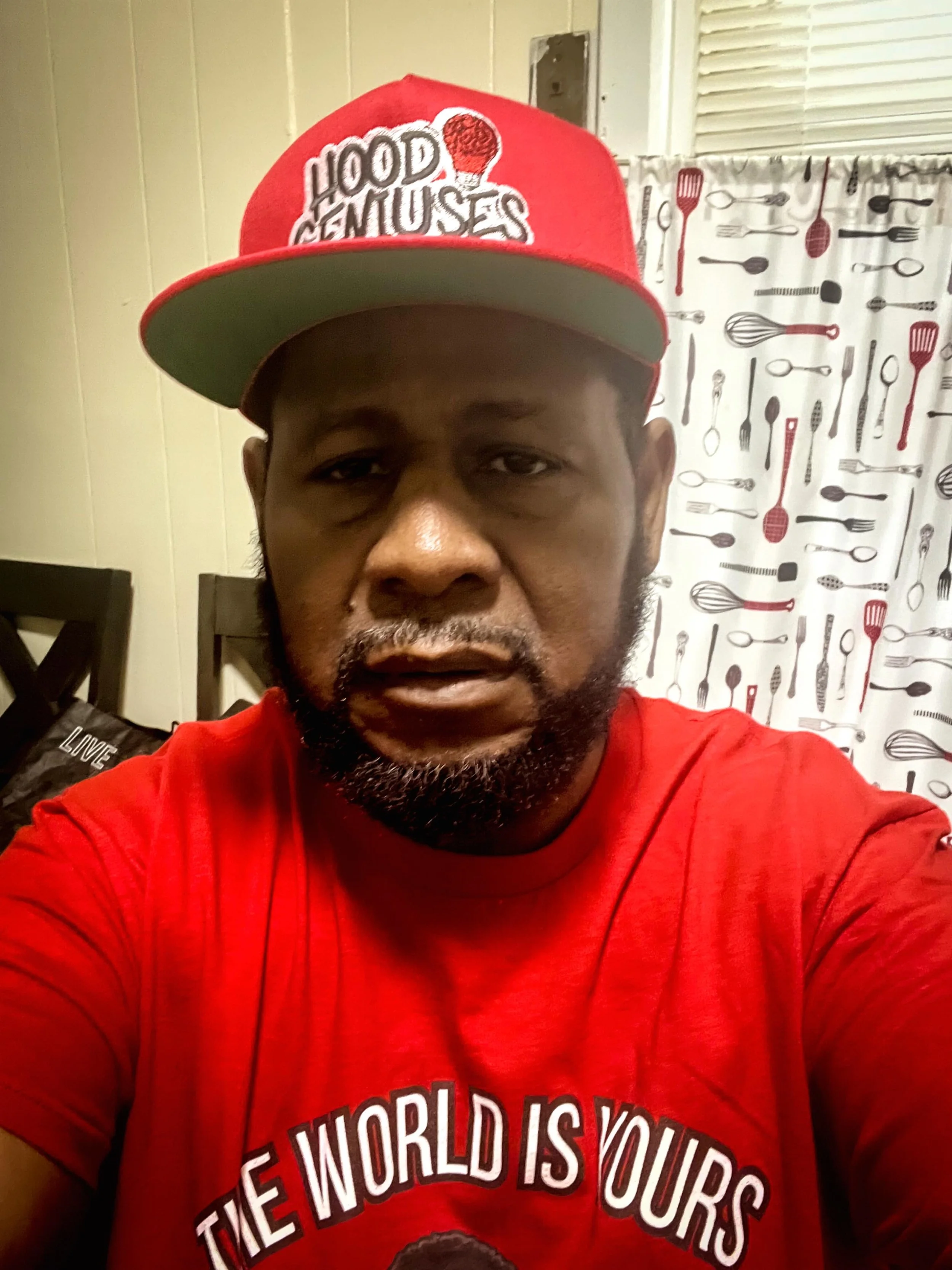 S/O @alphonz42 For Buying a &ldquo;Hood Geniuses&rdquo; Graphic Logo Hat &amp; &ldquo;The World Is Yours&rdquo; T-Shirt! Link In Bio To Purchase! #dreamfirstclothingllc