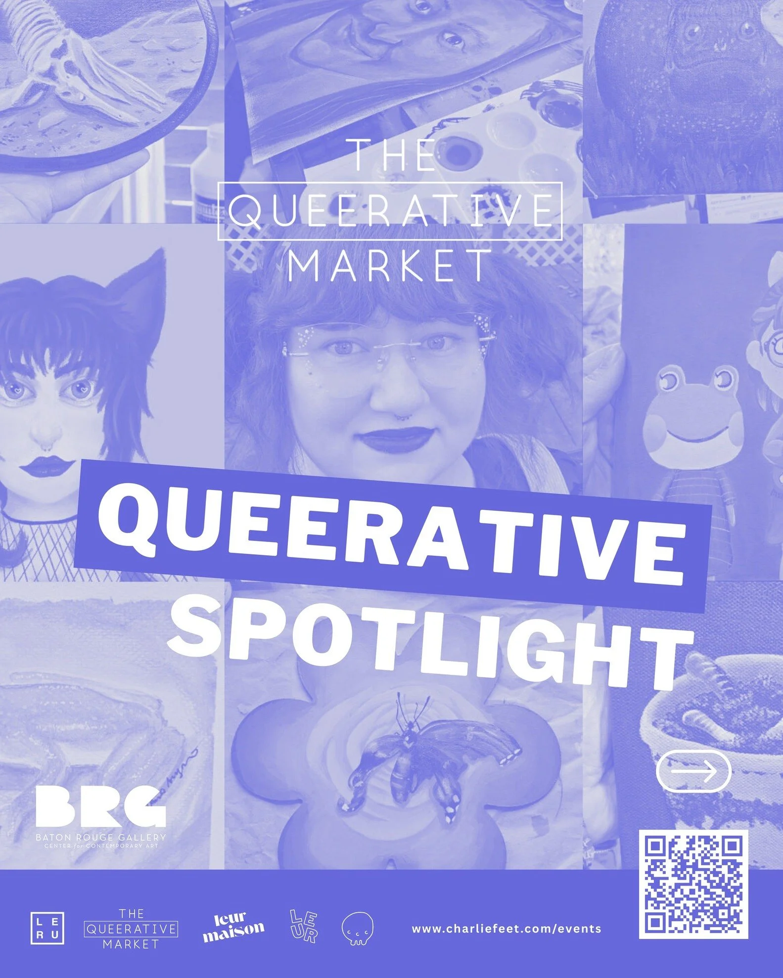 Queerative Spotlight: @lady_aethrias_charms
Twila Arrington
Lady Aethria Charms
Original Fine Art

&quot;I'm a local artist that started painting in mid-2020. Most of my work is an attempt to communicate a feeling or experience, not only to express m