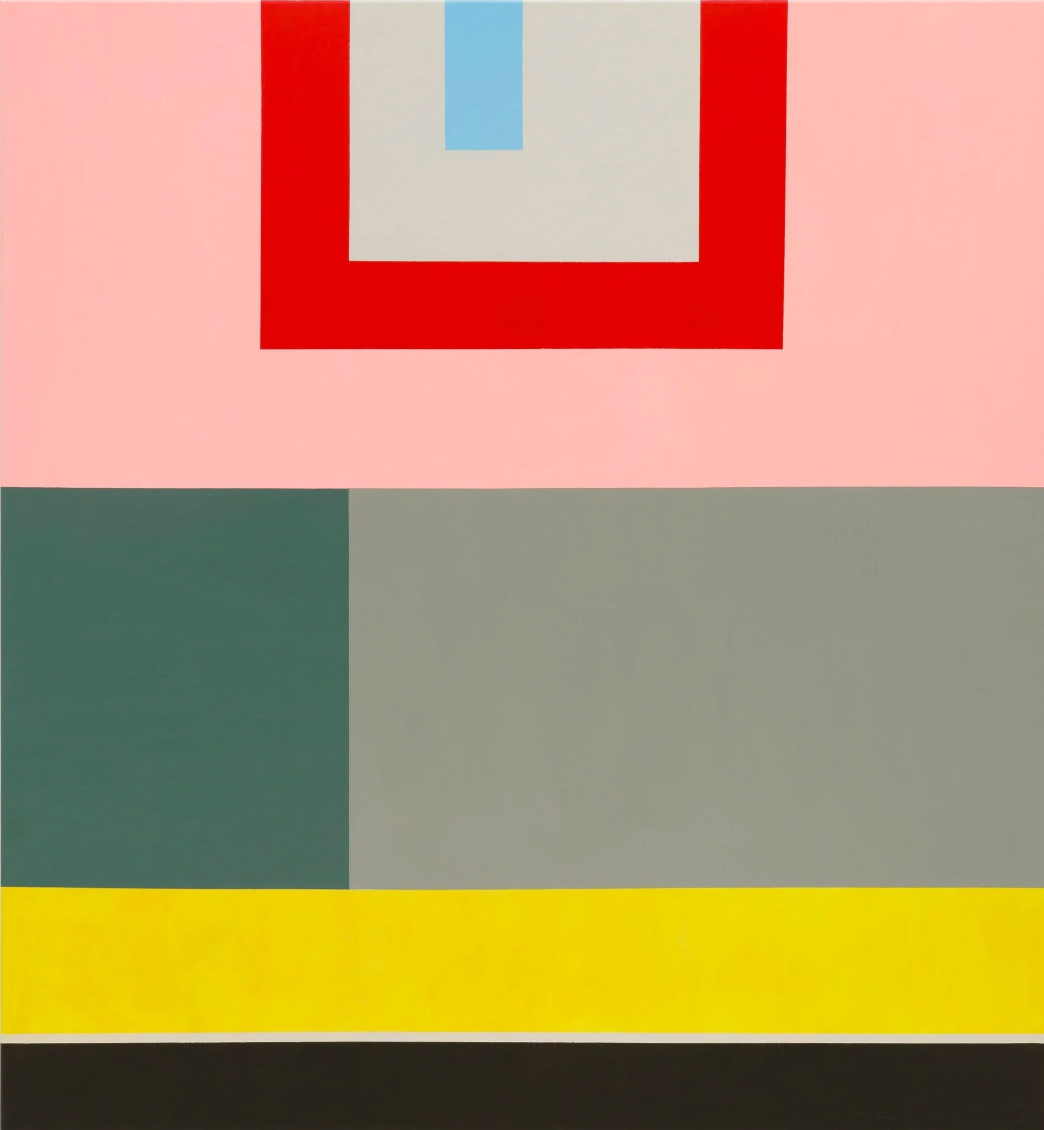 In conversation 2024 Acyrlic on Poly Cotton 130x120cm