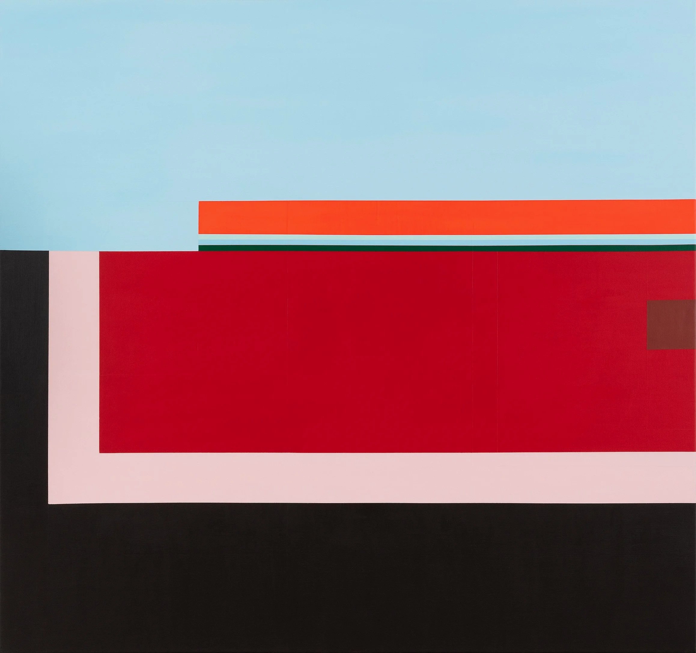 D-X
synthetic polymer on poly cotton
140x130cm 2025