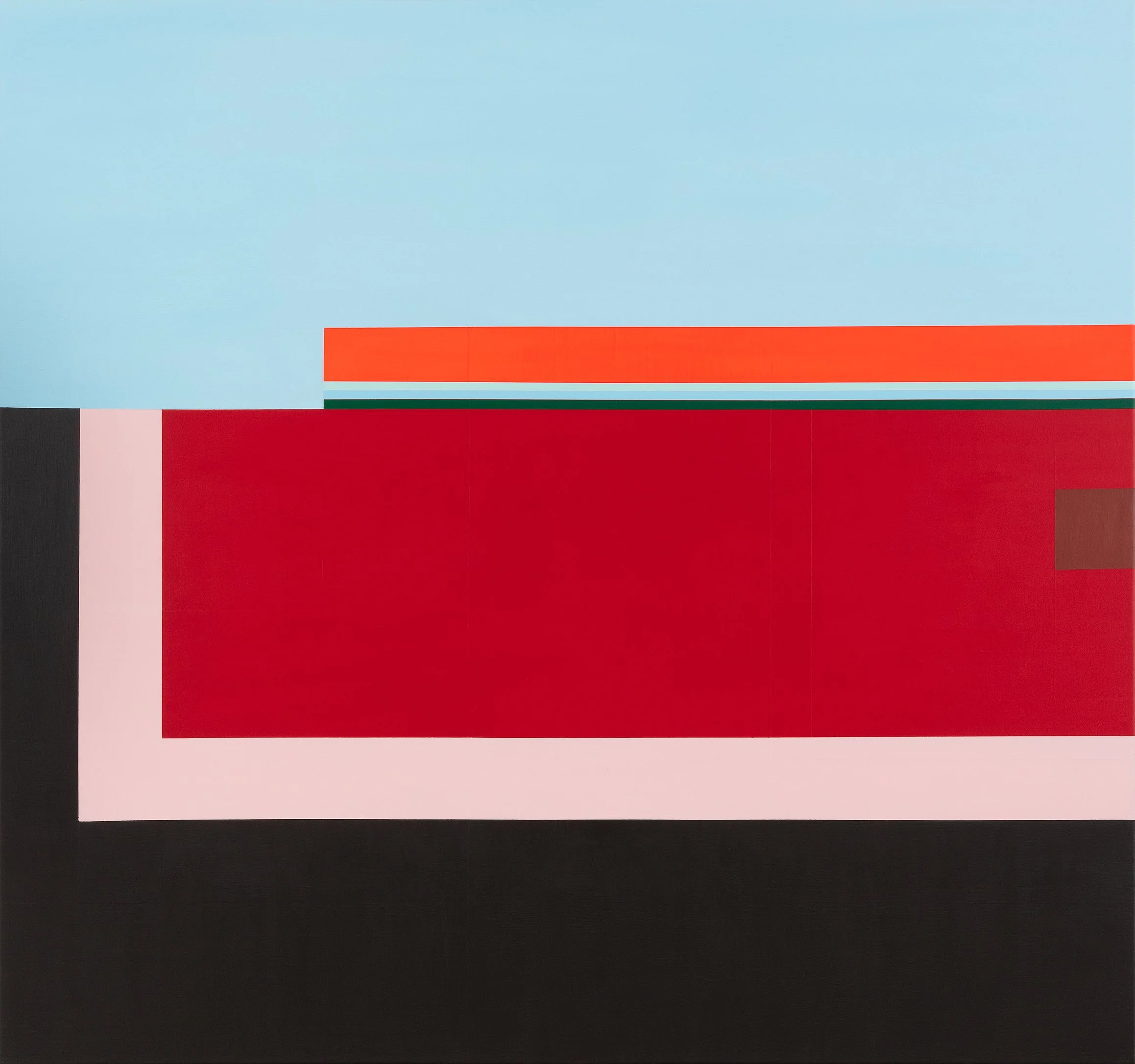 D-X
synthetic polymer on poly cotton
140x130cm 2025