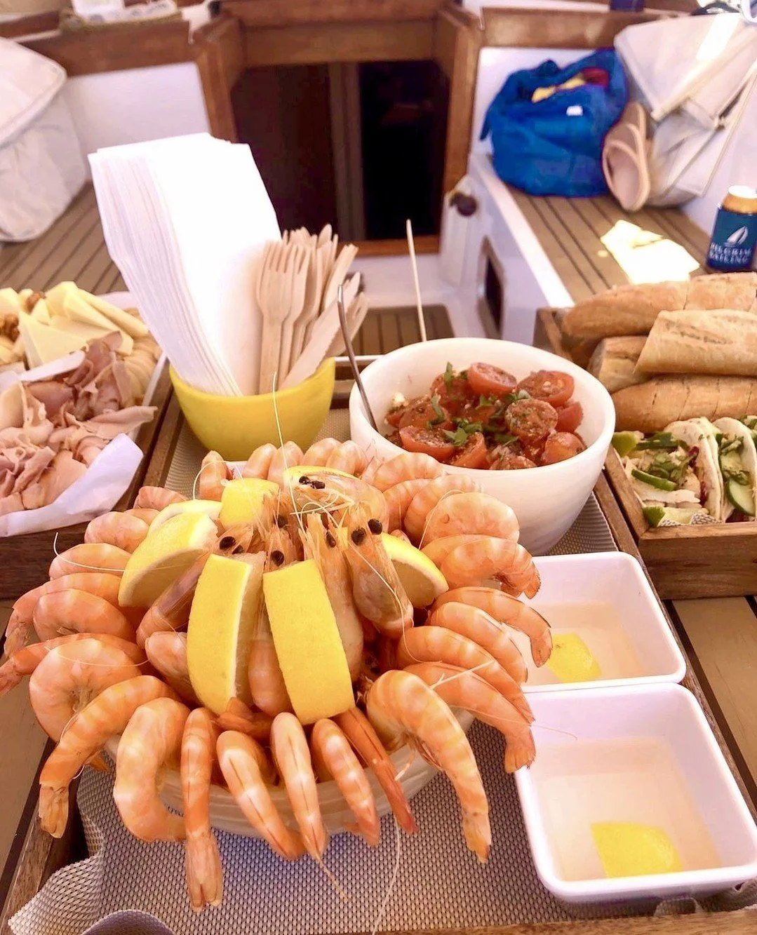 From the moment you step onboard, you don&rsquo;t have to think about a thing. Drinks appear. Lunch is ready. You just get to relax and enjoy!⁠
⁠
#pilgrimmagneticisland #pilgrimsailing #thisismagneticisland ⁠
#magneticisland #upforunexpected #prawns