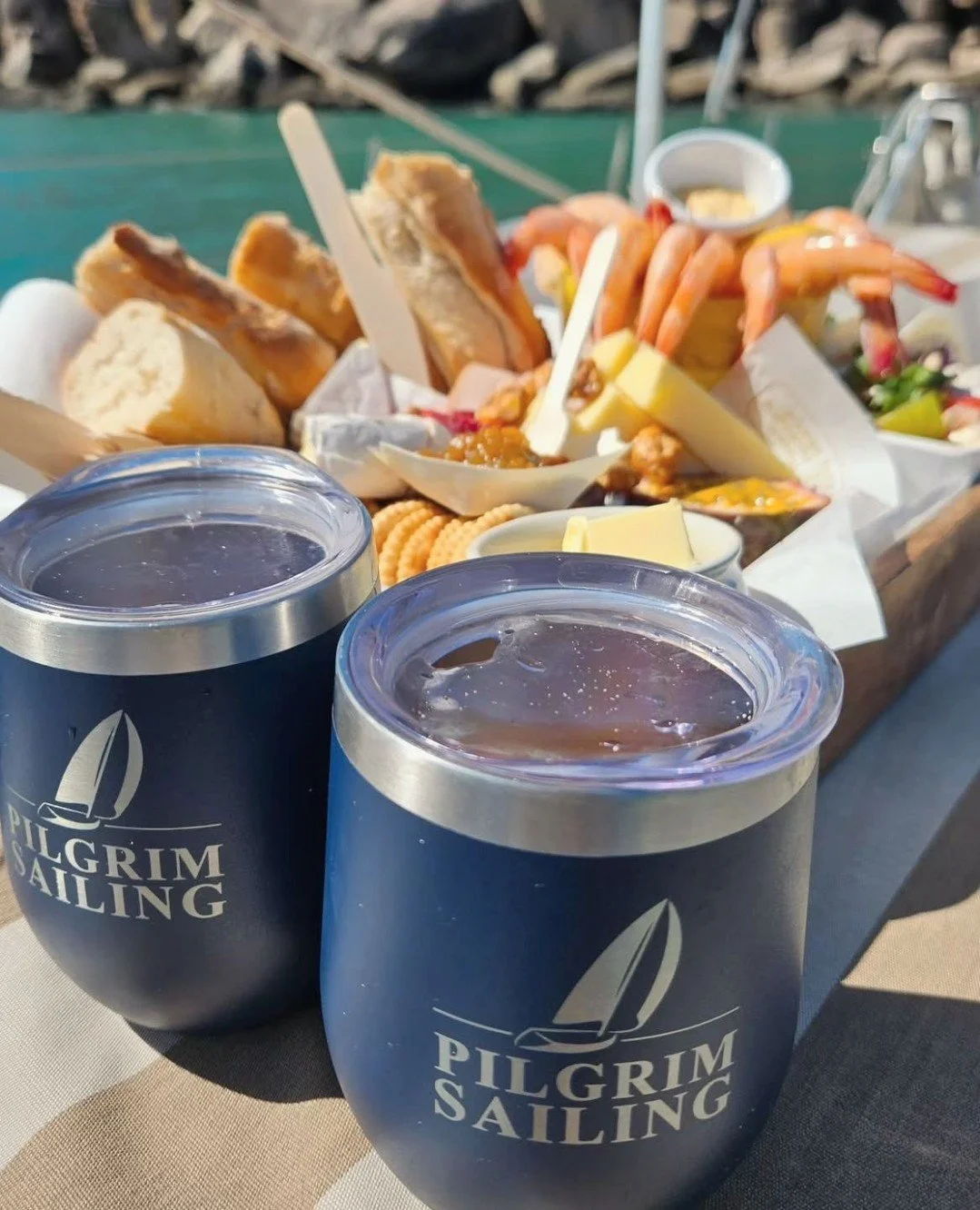 The sailing is the highlight, but lunch is a close second. We love it when lunch comes out and the whole boat goes quiet! A generous platter, good company, and the best seat in town.⁠
⁠
⁠
#pilgrimmagneticisland #pilgrimsailing #thisismagneticisland ⁠