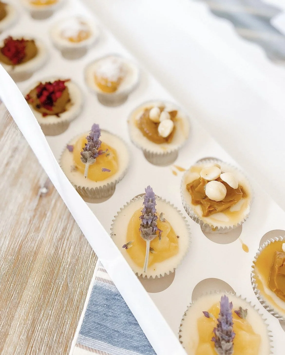 Mini Baked Cheesecakes