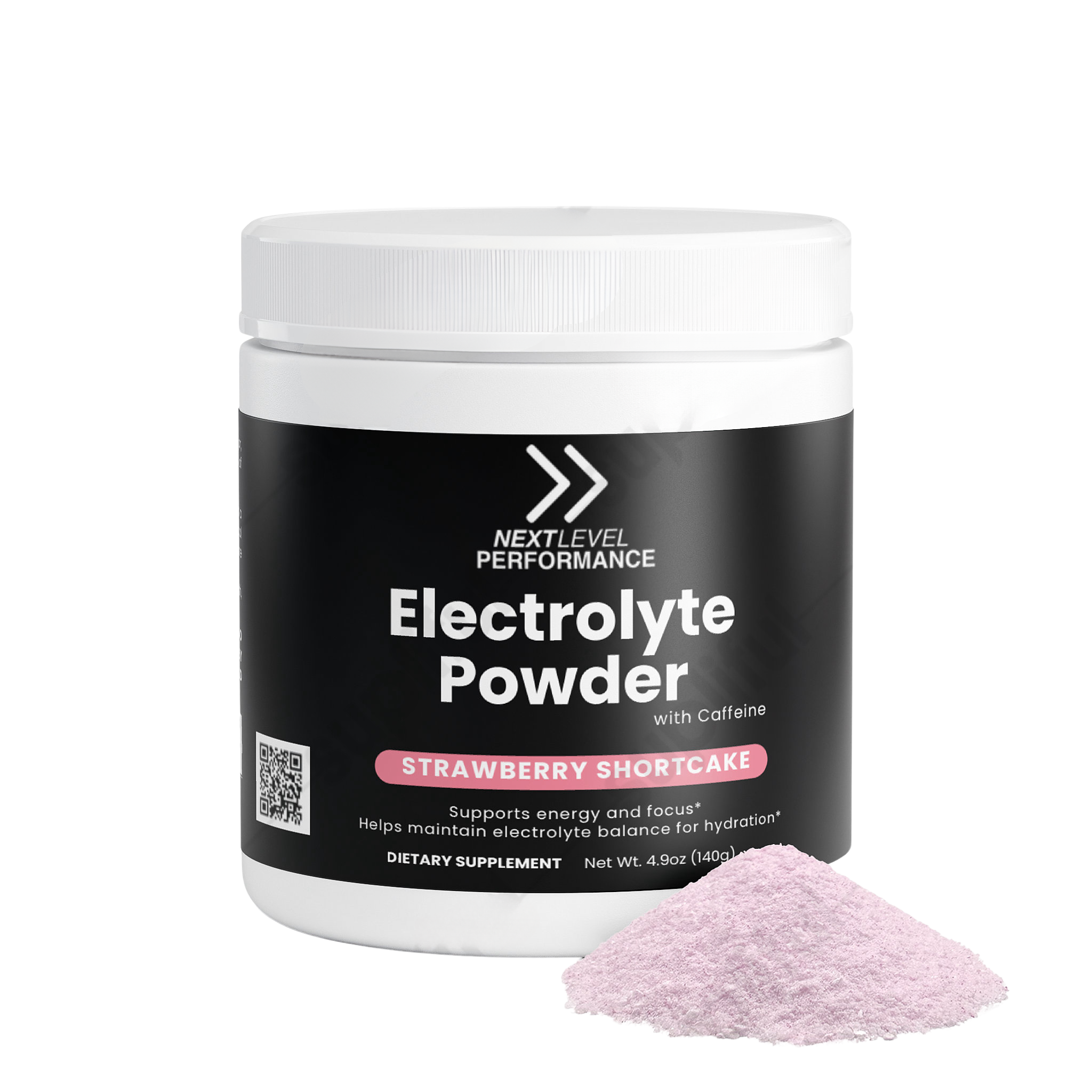 Next Level Performance Electrolyte (Strawberry Shortcake) with caffeine