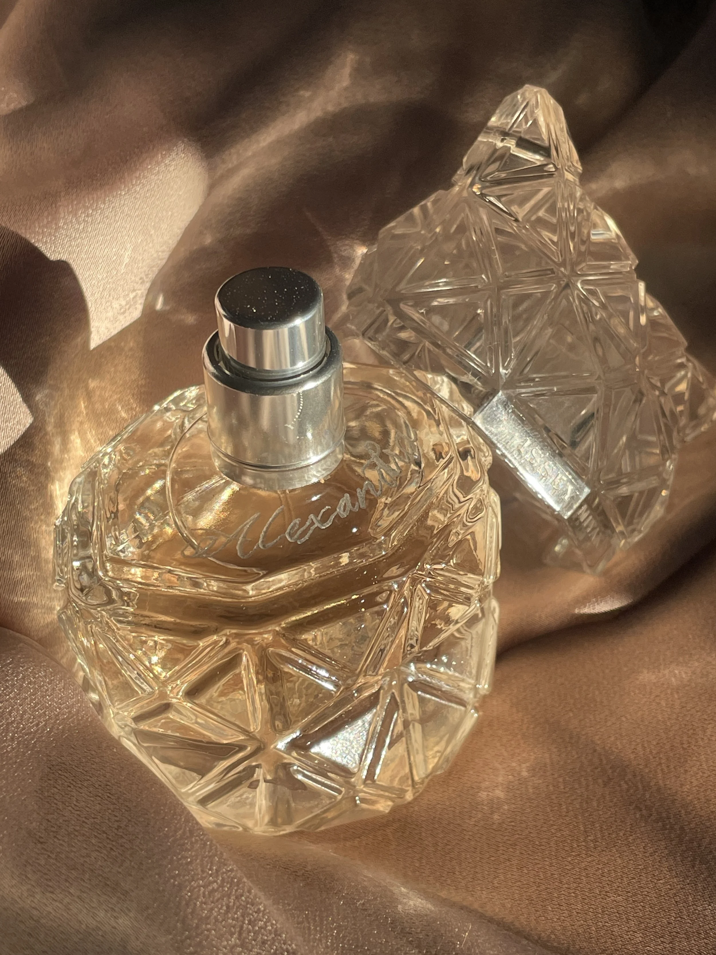 Engraving Calligraphy on Issey Miyake Luxury Perfume Bottle