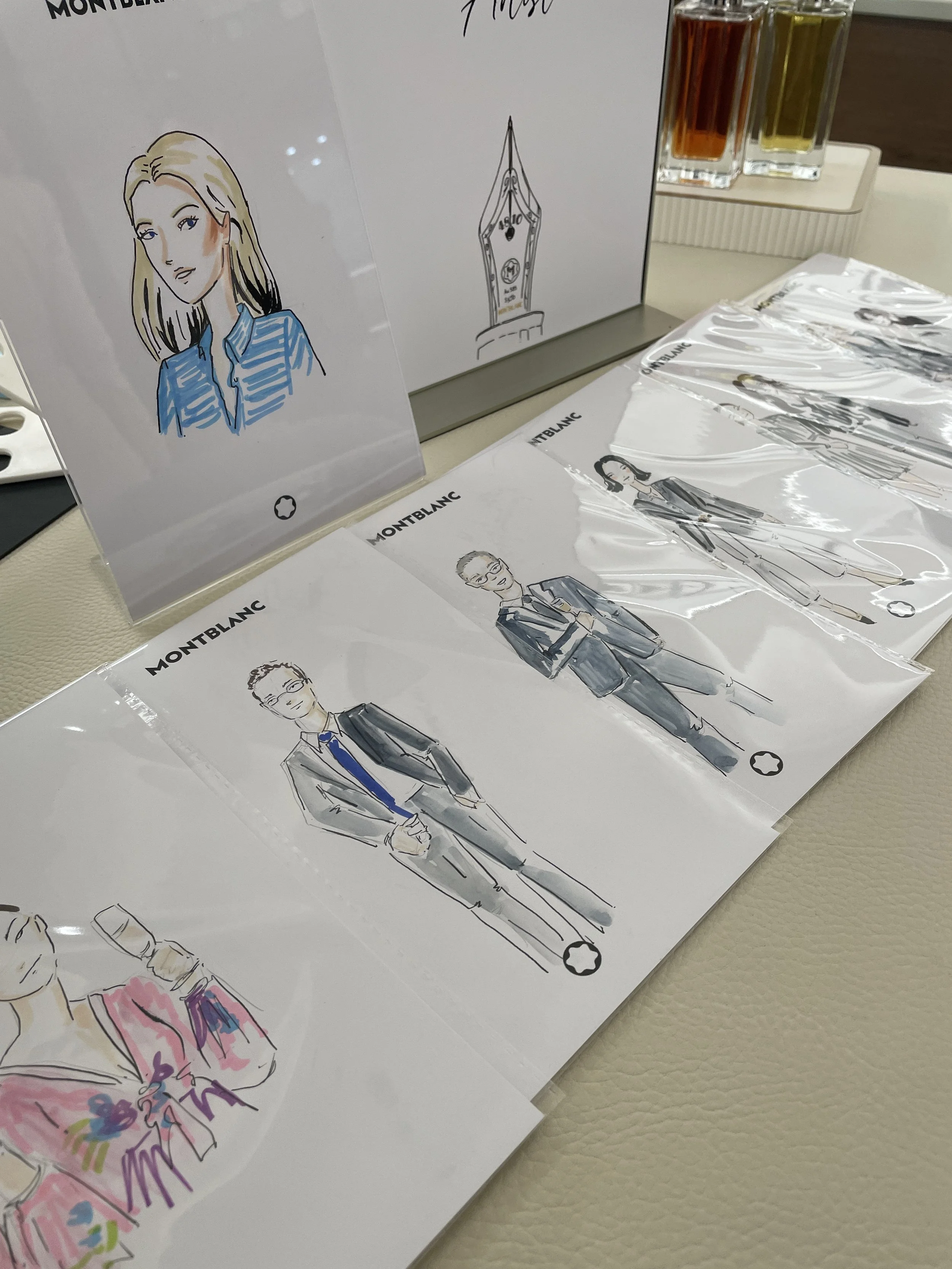 Portrait Illustration | Montblanc sketch