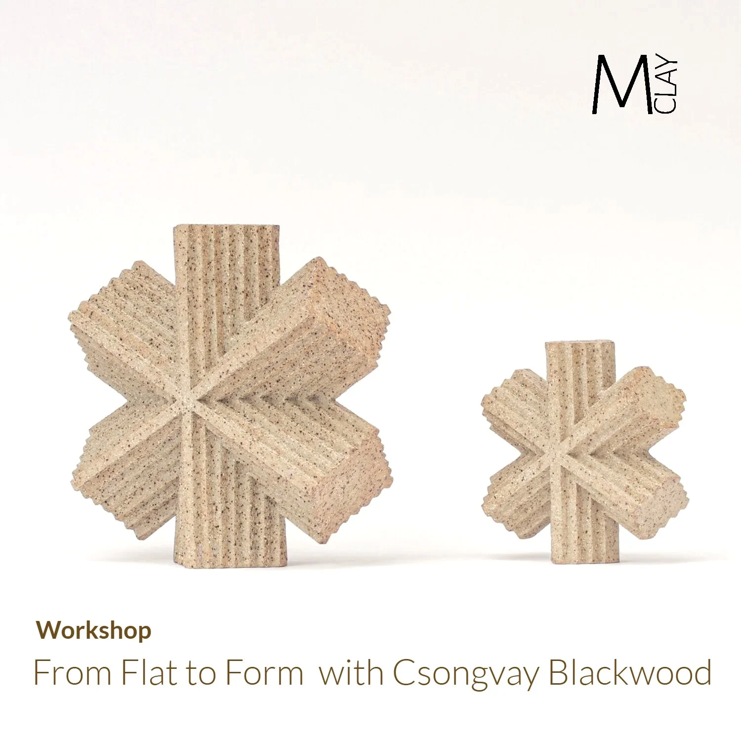 WORKSHOP From Flat to Form with Csongvay Blackwood Sunday May 17th 10am-3pm