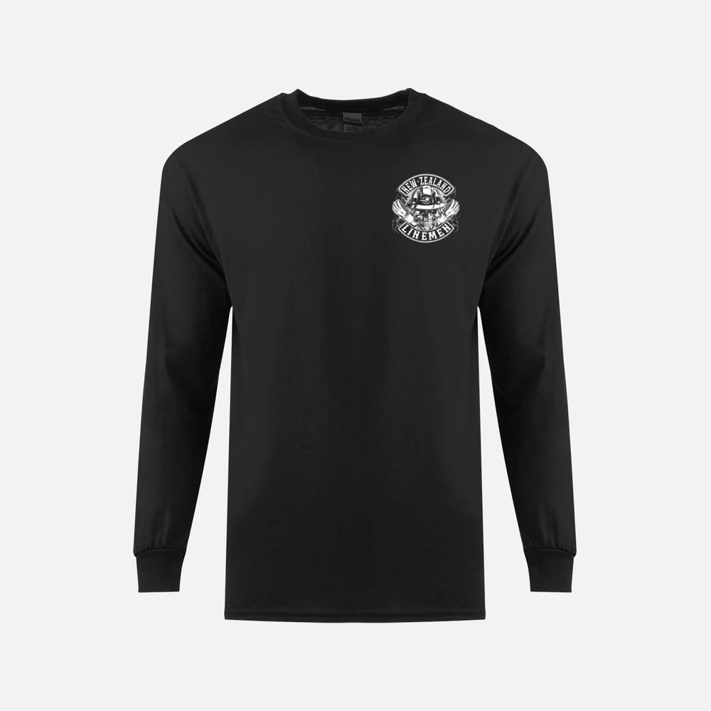 Long Sleeved Tee - Black and White Logo