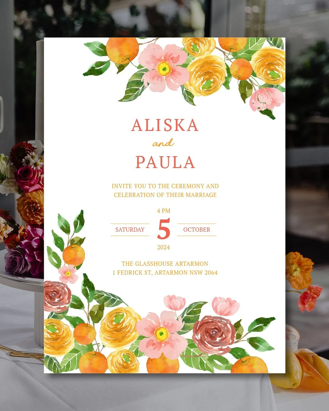 We love wedding stationery!! Loved working on this project for beautiful Aliska &amp; Paula

#weddingstationery #2027wedding #2028wedding #stationerydesigner #weddinggraphicdesign