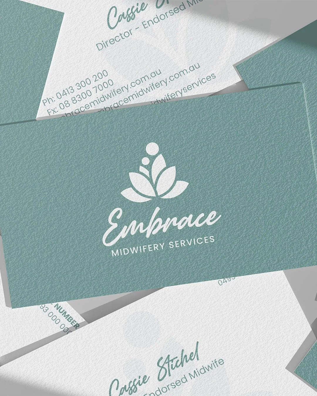 Just a small sample of some of the work we&rsquo;ve created in partnership with @embracemidwiferyservices over the years. Starting with a rebrand after the merging of businesses and creating countless branded collateral as they rapidly expanded in bu