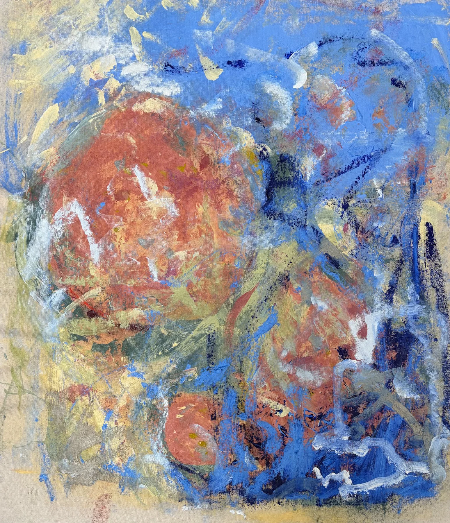 Guava Season
acrylic and oil on raw canvas
2026