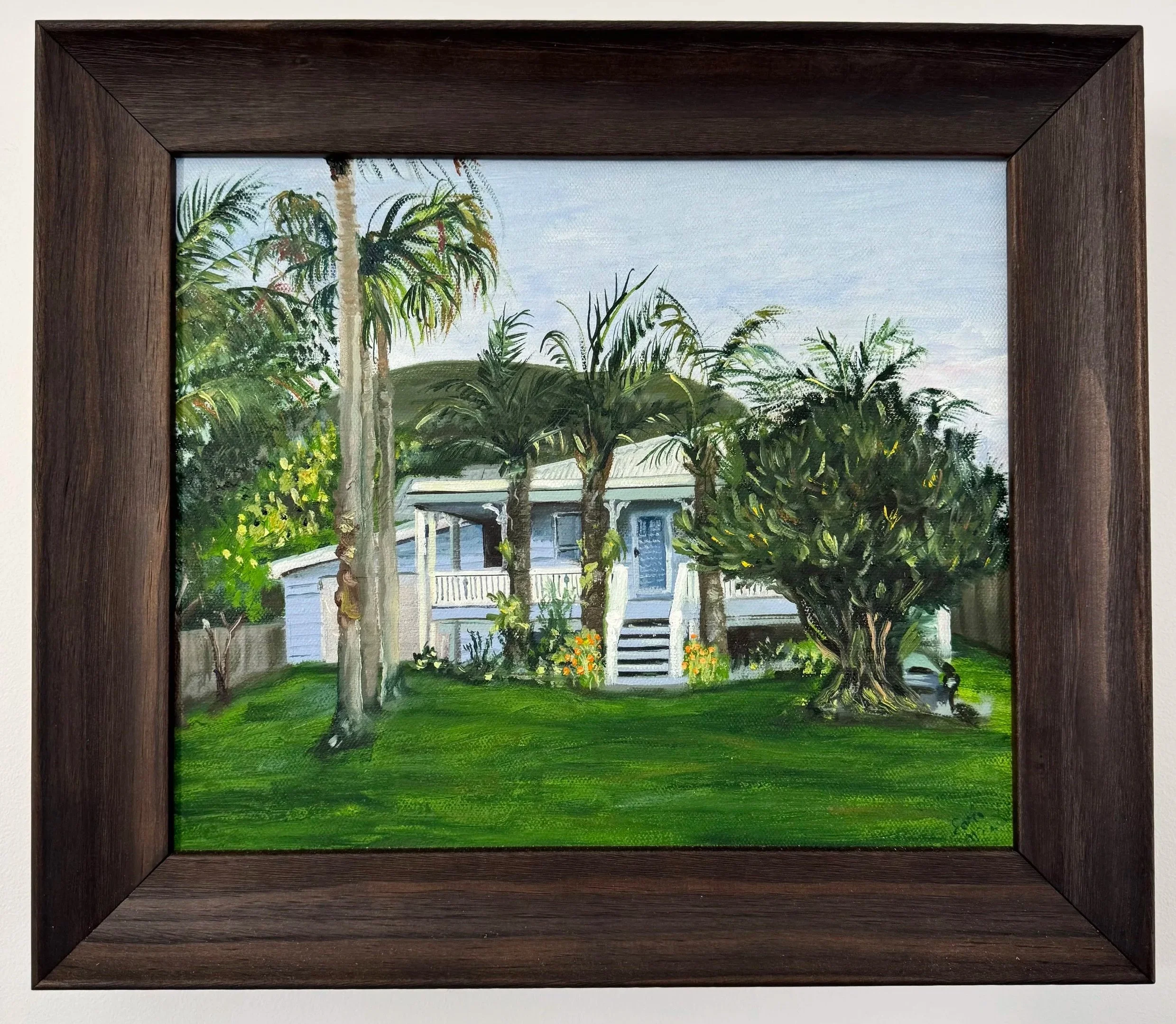 The Cahill Queenslander, oil on canvas, A4, 2025