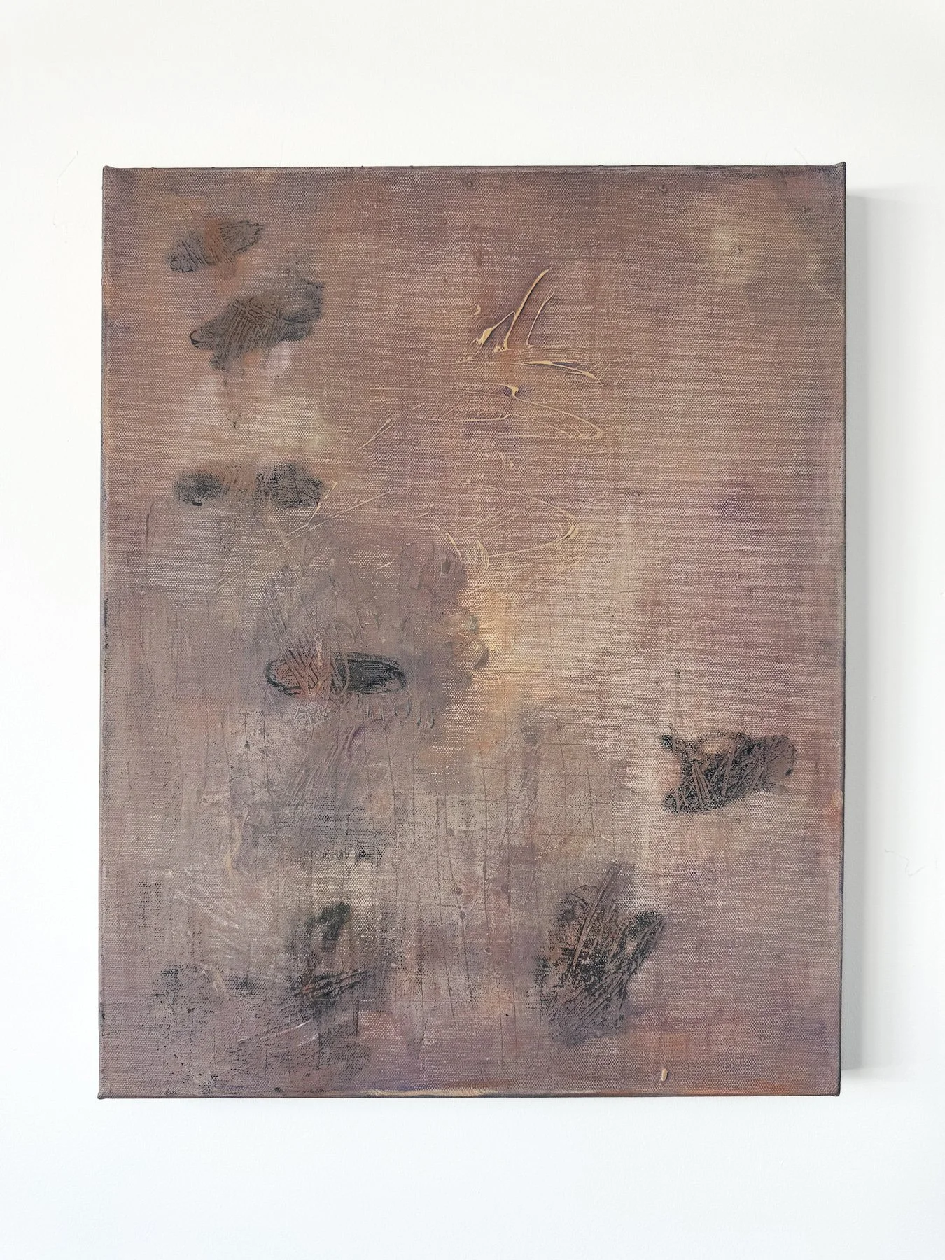 Still, oil, acrylic and shellac on canvas, 49.5 × 39 cm, 2026