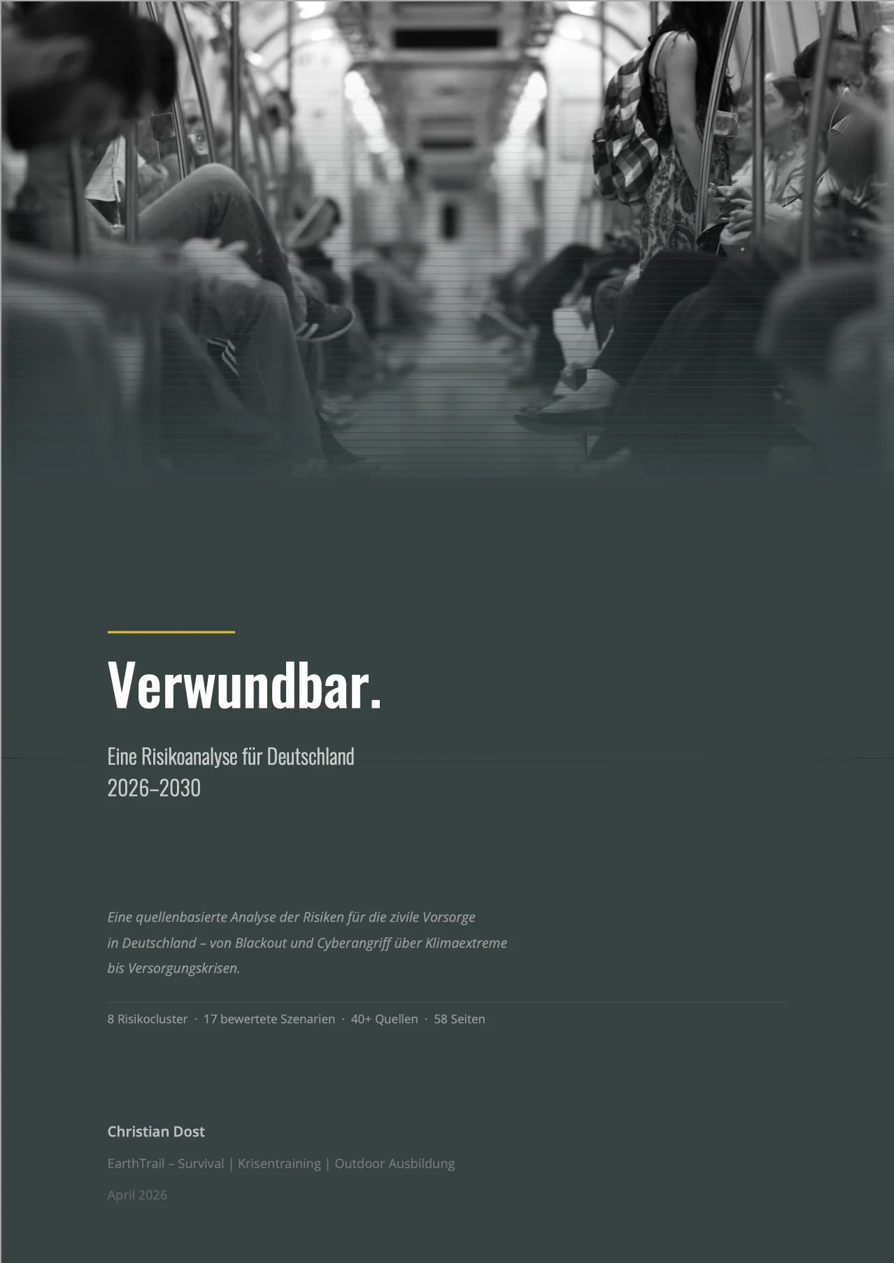 Titelbild der Risikoanalyse für Deutschland 2026-2023