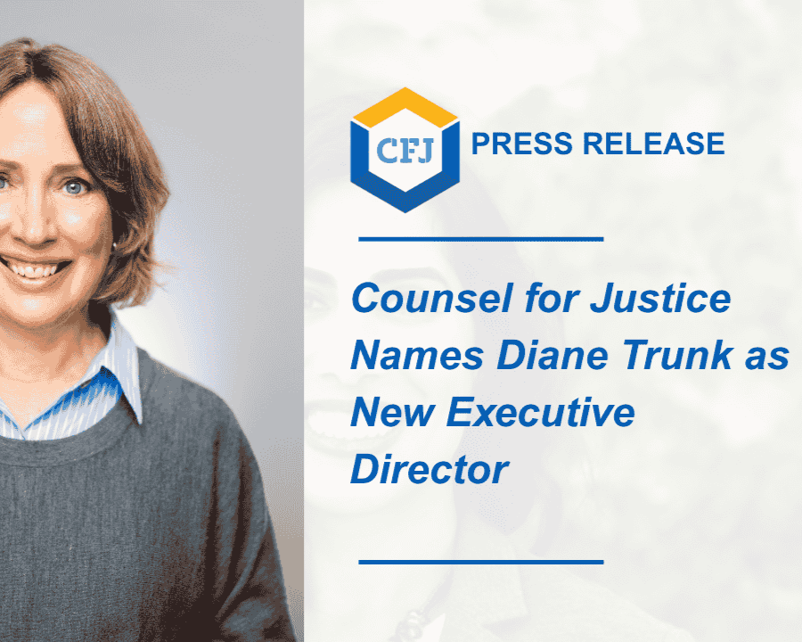 Portrait of Diane Trunk, new CFJ Executive Director