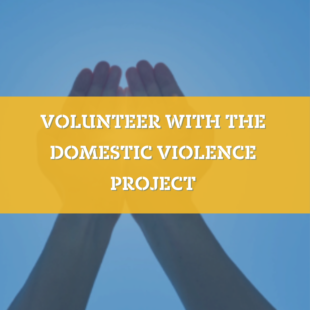 Volunteer with the Domestic Violence Project