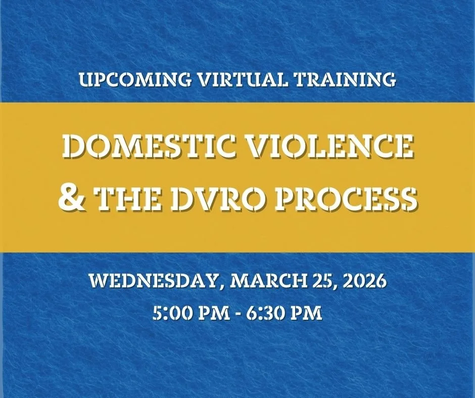 Domestic Violence &amp; the DVRO Process (Free MCLE via Zoom Training)